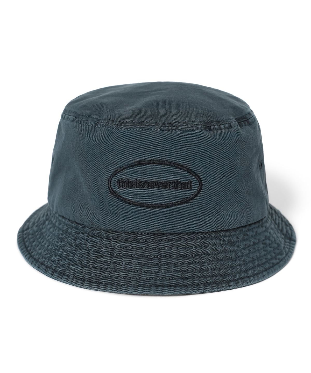디스이즈네버댓(THISISNEVERTHAT) Overdyed E/T-Logo Bucket Hat Dusty Blue