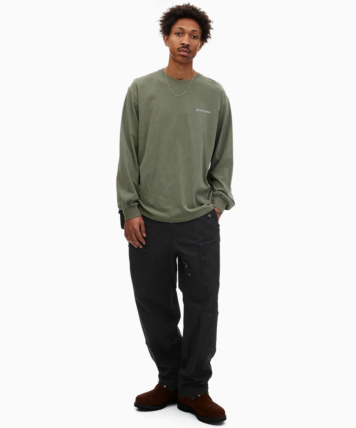 디스이즈네버댓(THISISNEVERTHAT) Flight Cargo Pant Black