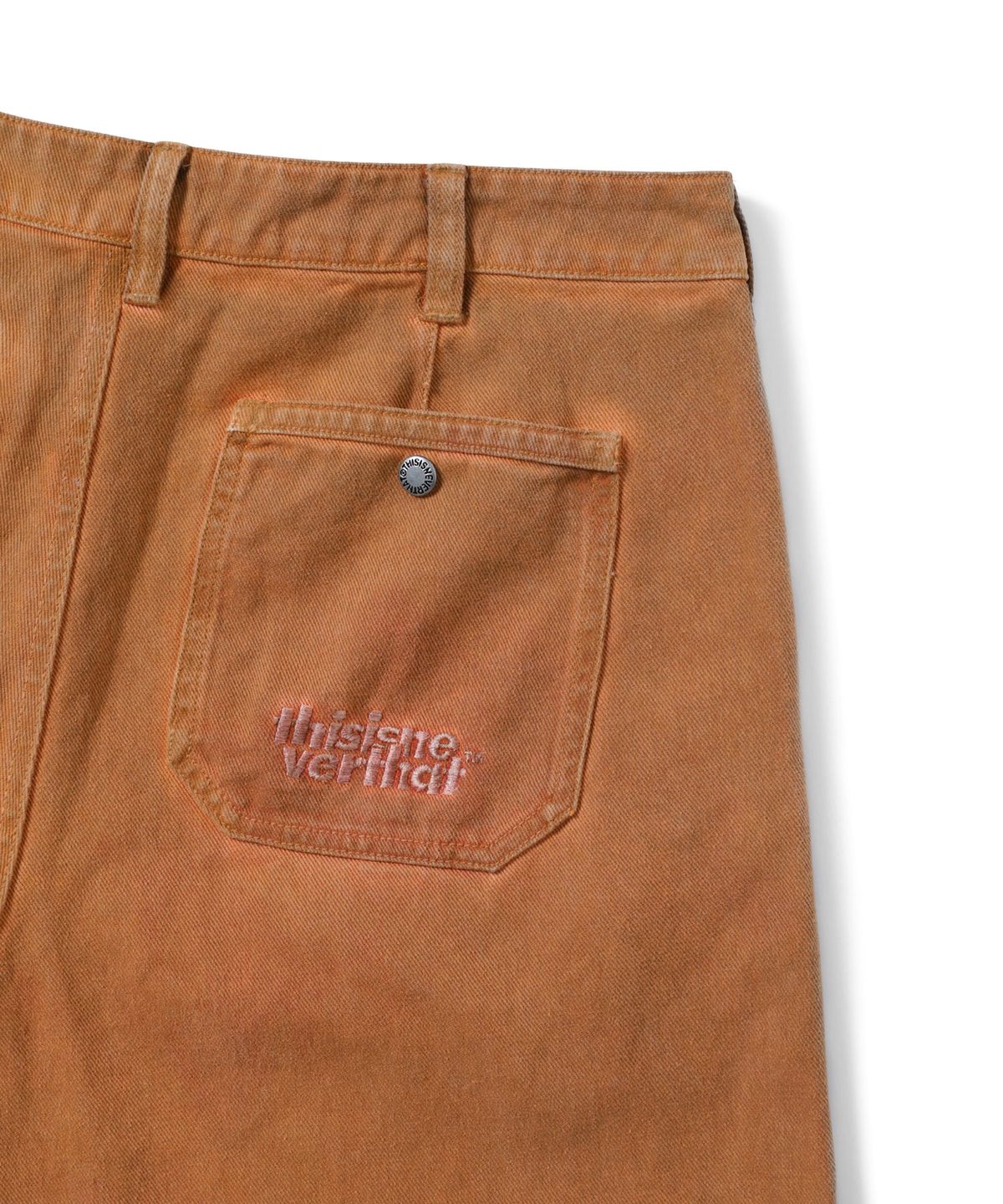 디스이즈네버댓(THISISNEVERTHAT) OL Overdyed Pant Washed Orange