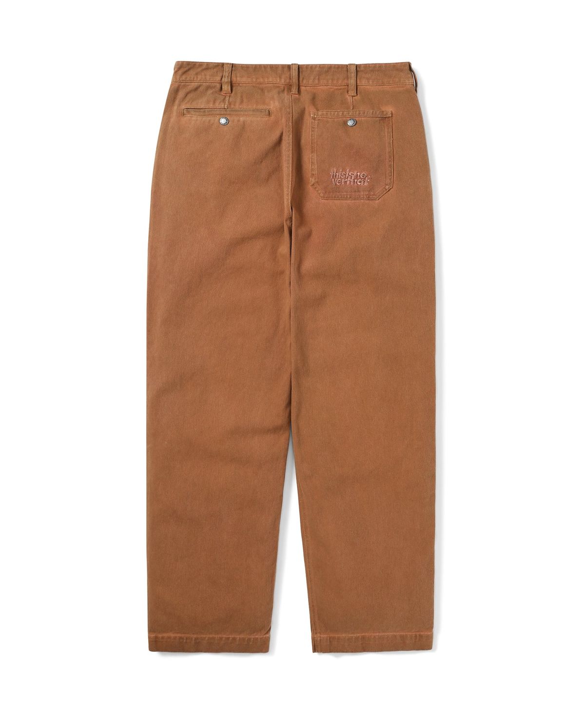 디스이즈네버댓(THISISNEVERTHAT) OL Overdyed Pant Washed Orange