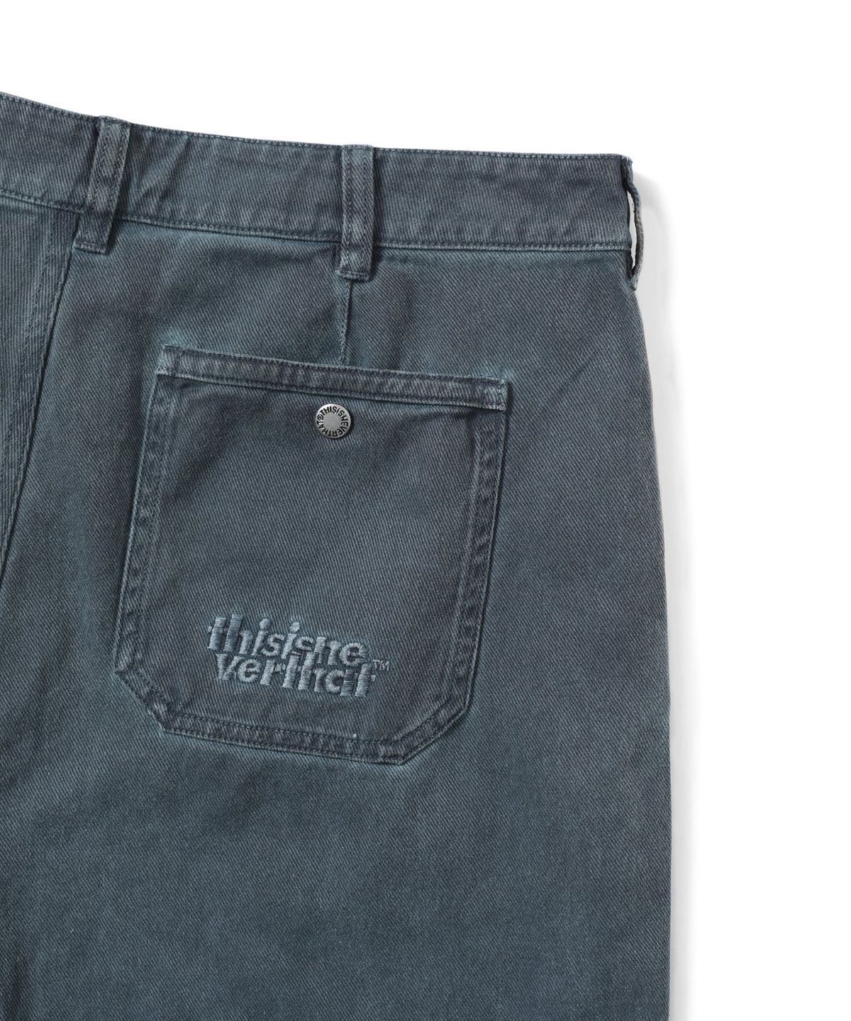 디스이즈네버댓(THISISNEVERTHAT) OL Overdyed Pant Washed Navy