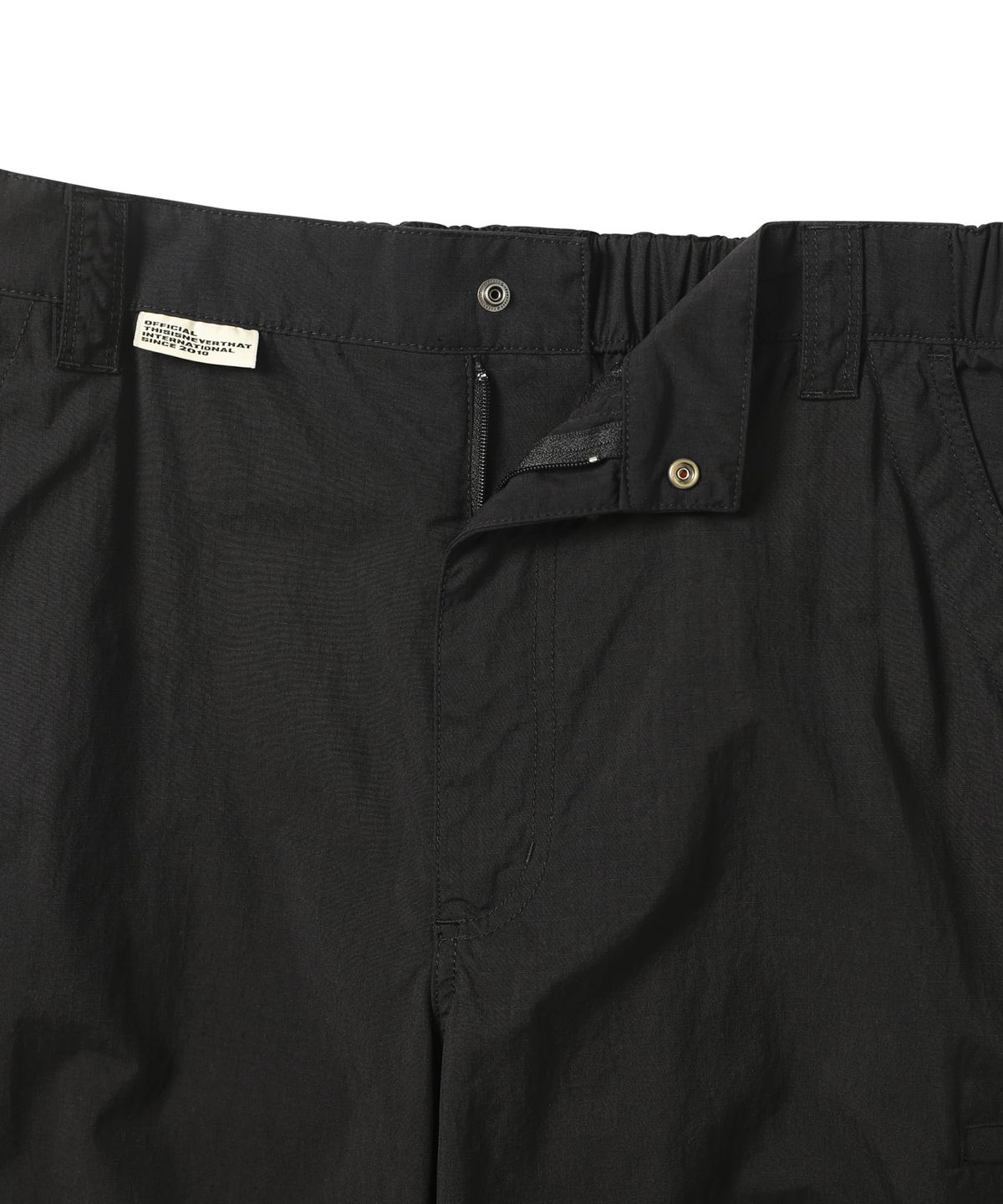 디스이즈네버댓(THISISNEVERTHAT) Nylon Ripstop BDU Pant Black