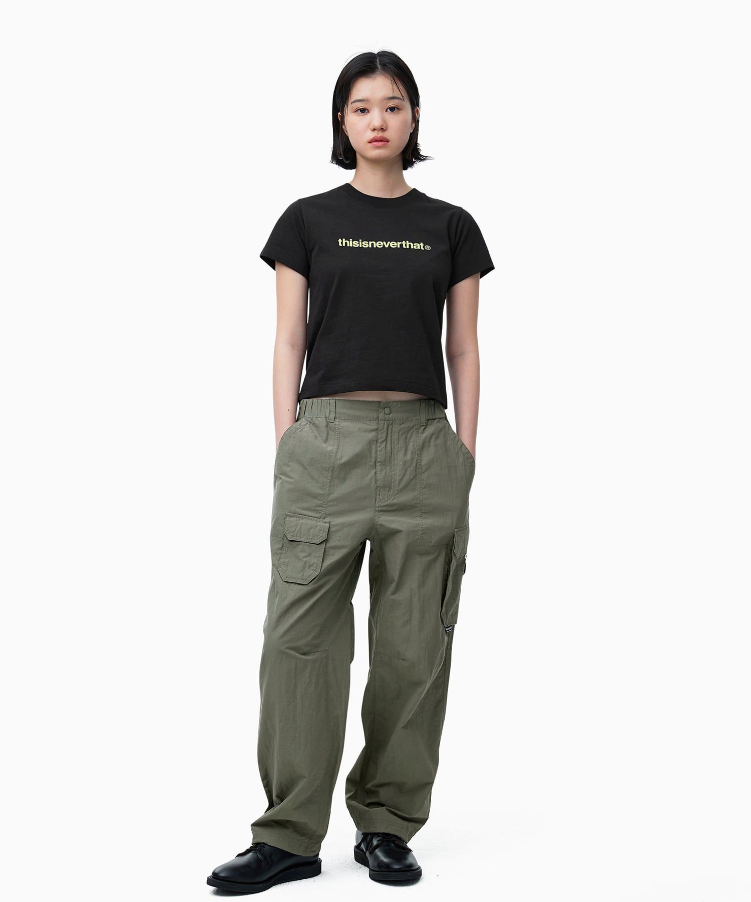 【THISISNEVERTHAT】T-Logo W Tee Off Black thisisneverthat T-Logo W Tee - Off Black | International Store