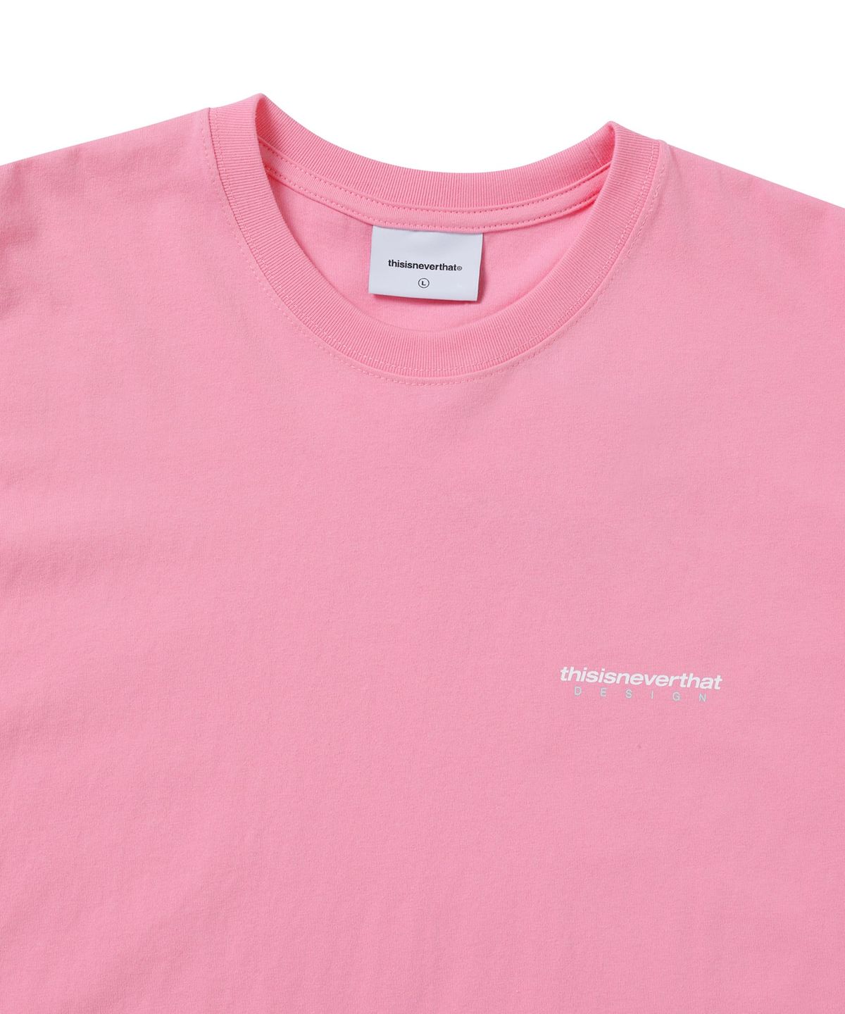 디스이즈네버댓(THISISNEVERTHAT) DSN-Logo Tee Pink