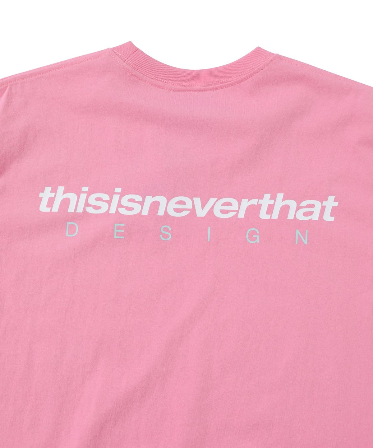 디스이즈네버댓(THISISNEVERTHAT) DSN-Logo Tee Pink