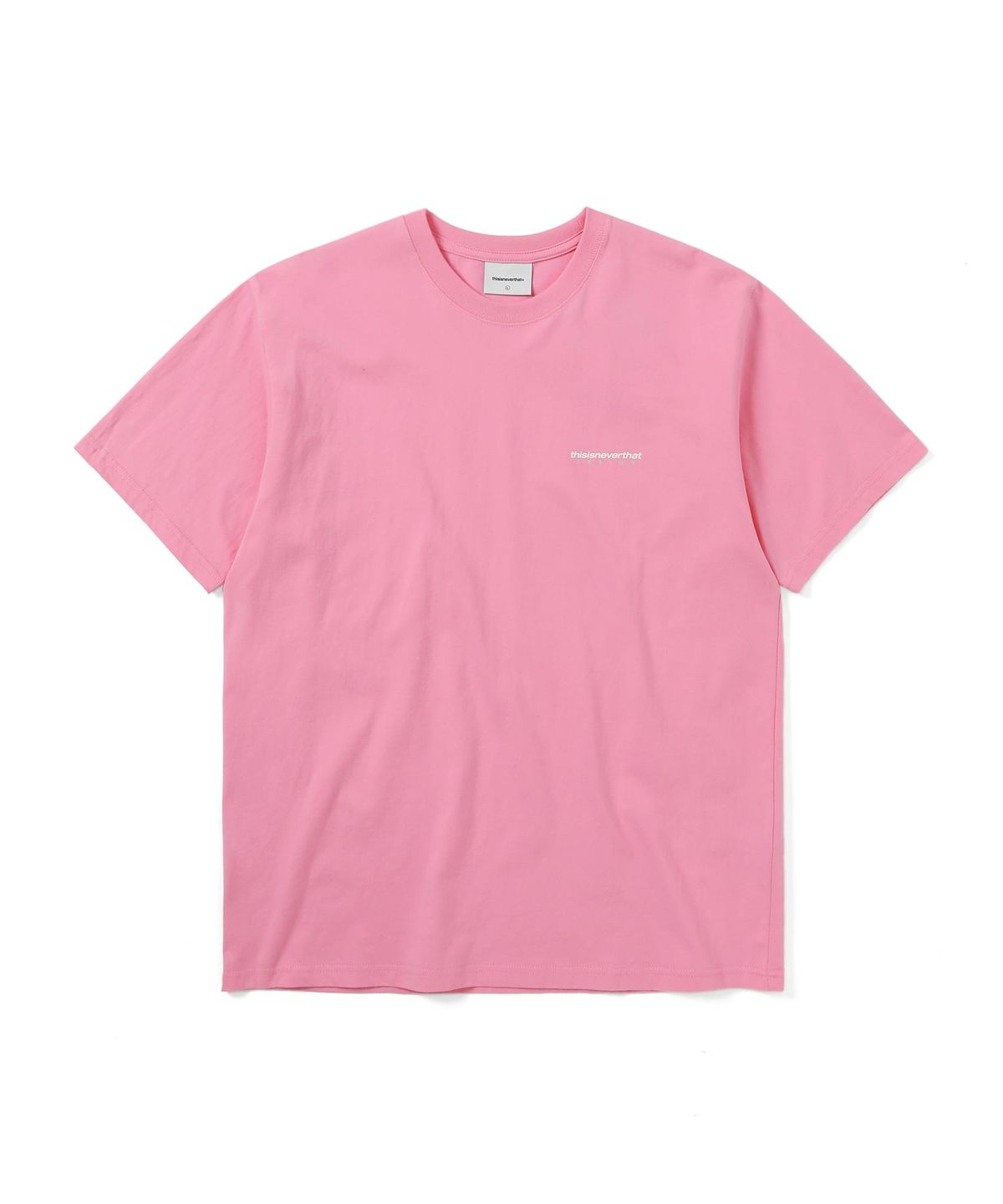 디스이즈네버댓(THISISNEVERTHAT) DSN-Logo Tee Pink