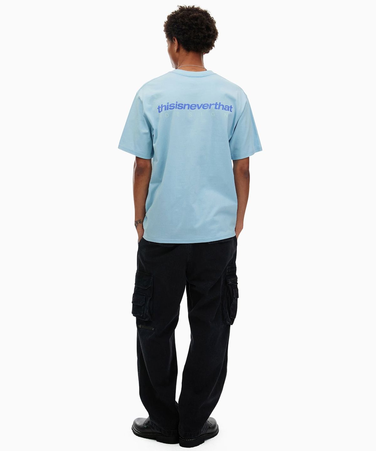 디스이즈네버댓(THISISNEVERTHAT) DSN-Logo Tee Sky Blue