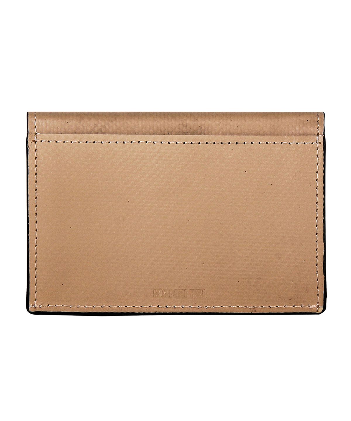 카네이테이(KANEITEI) OM BUTTON STUD WALLET (BEIGE) / UPCYCLED