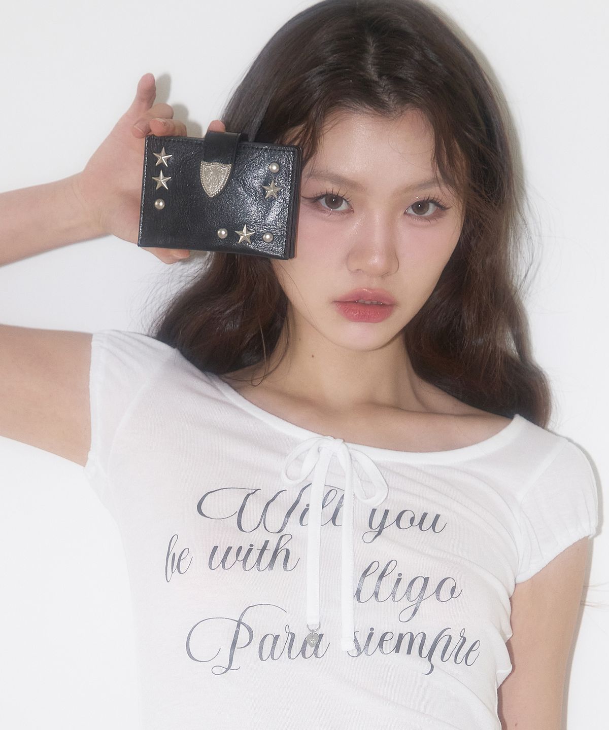 일리고(ILLIGO) 웨스턴 아코디언 카드 지갑 블랙