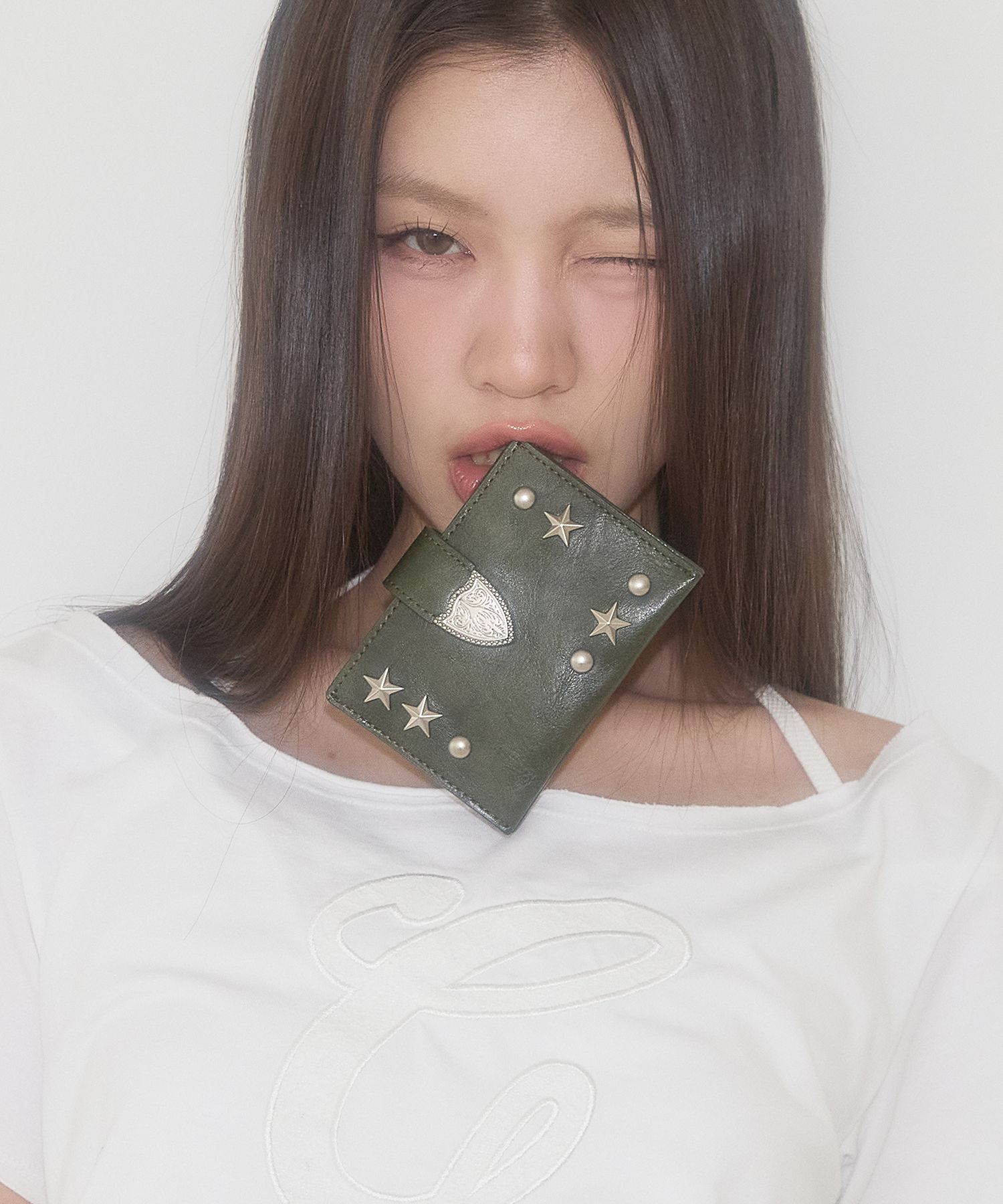 折りたたみ財布 ILLIGO Western Accordion Card Holder Khaki 5009335003 MUSINSA | ILLIGO Western Accordion Card Holder Khaki