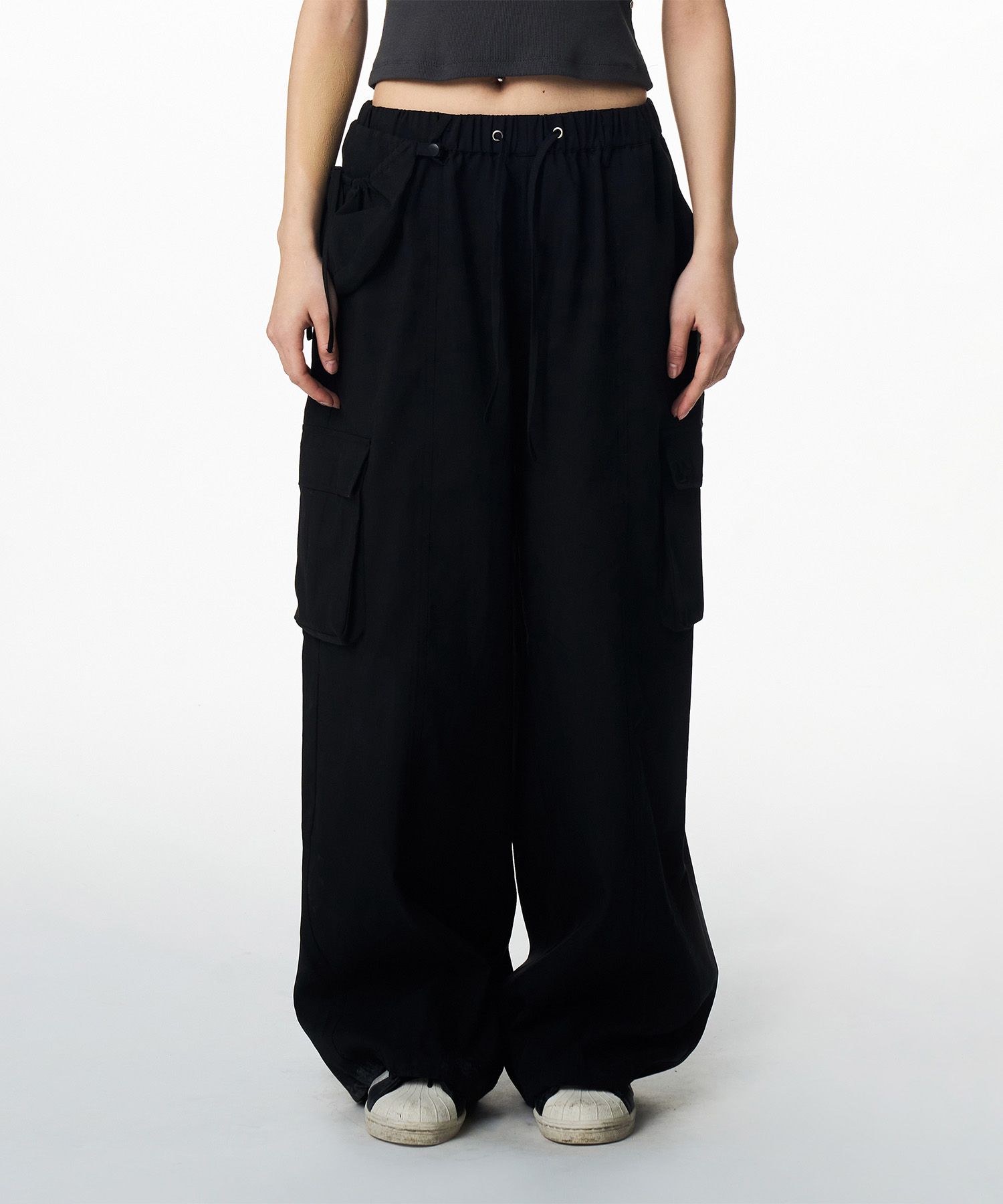 ★ILLIGO★ Pocket shirring pants 2 COLOR MUSINSA | ILLIGO Pocket shirring pants gray