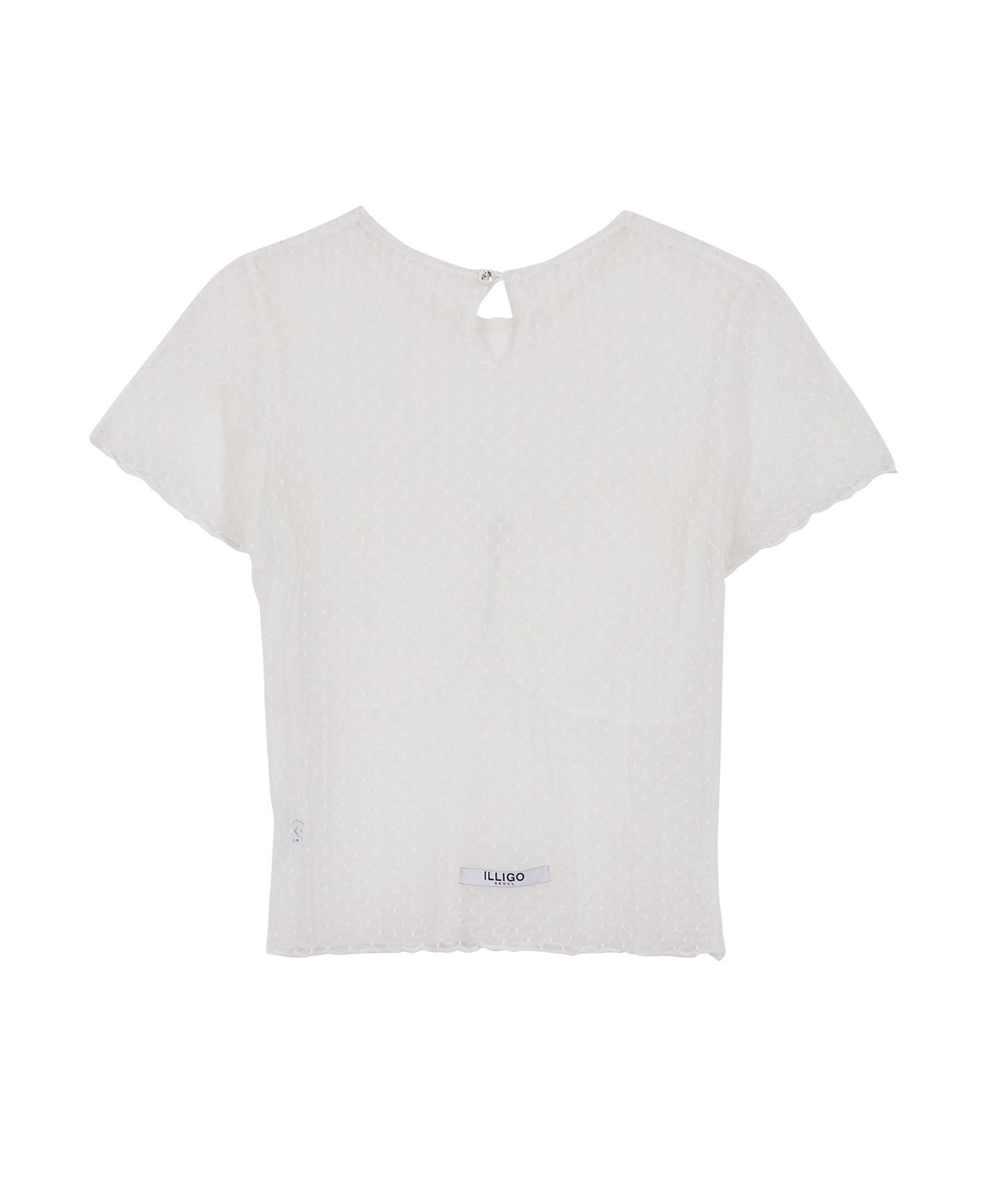 ★ILLIGO★ signature crop t-shirt white MUSINSA | ILLIGO Signature Cropped T-Shirt White