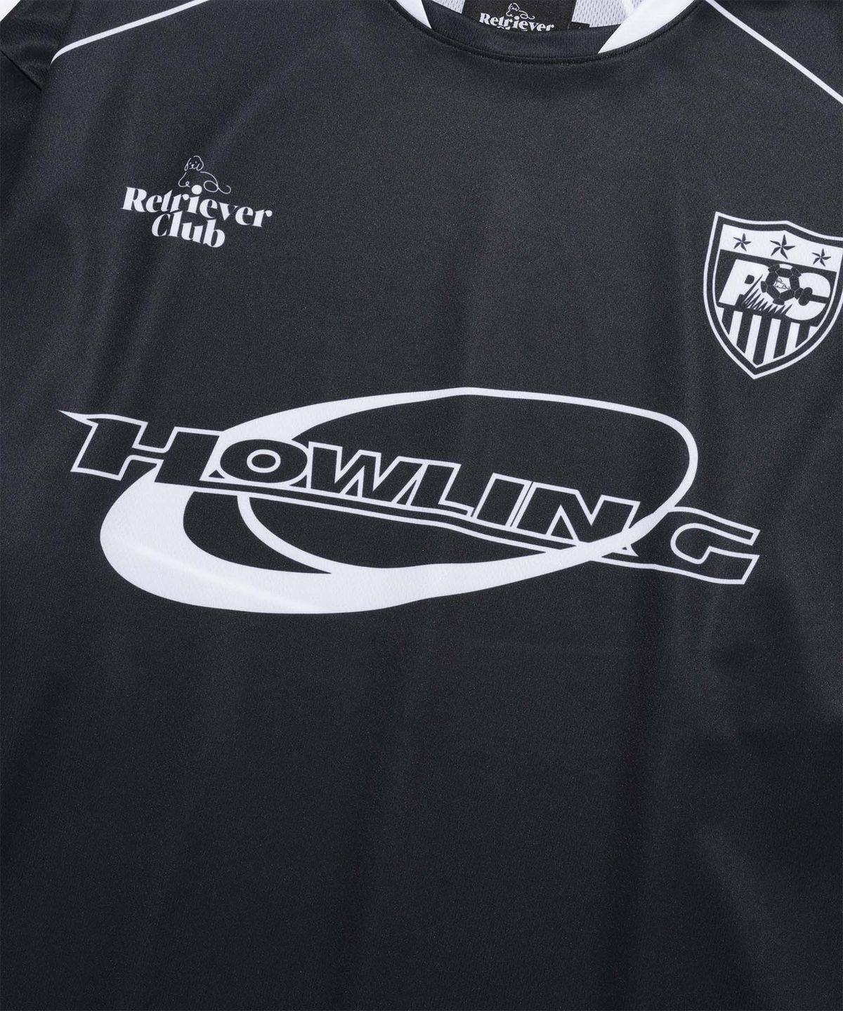 리트리버클럽(RETRIEVER CLUB) HOWLING  JERSEY [BLACK]