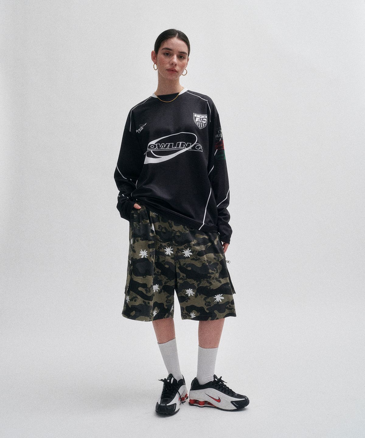 리트리버클럽(RETRIEVER CLUB) HOWLING  JERSEY [BLACK]