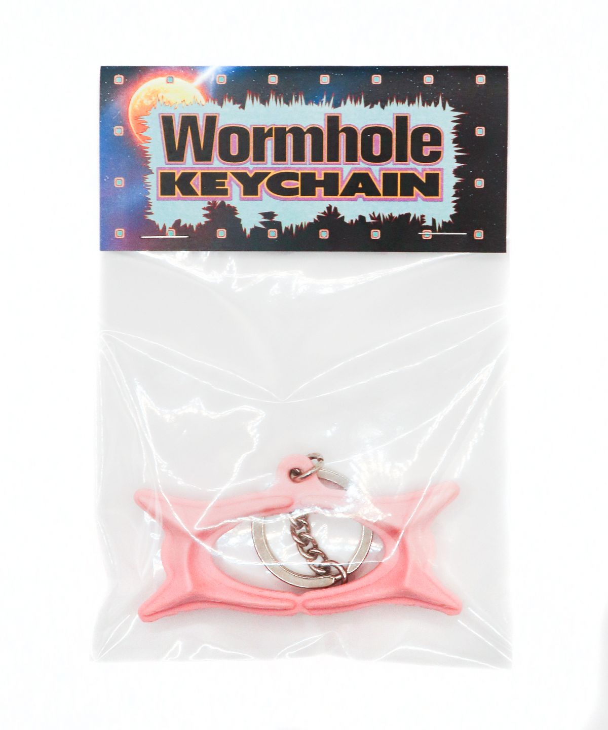 크리틱(CRITIC) WORMHOLE LOGO KEYRING L PINK