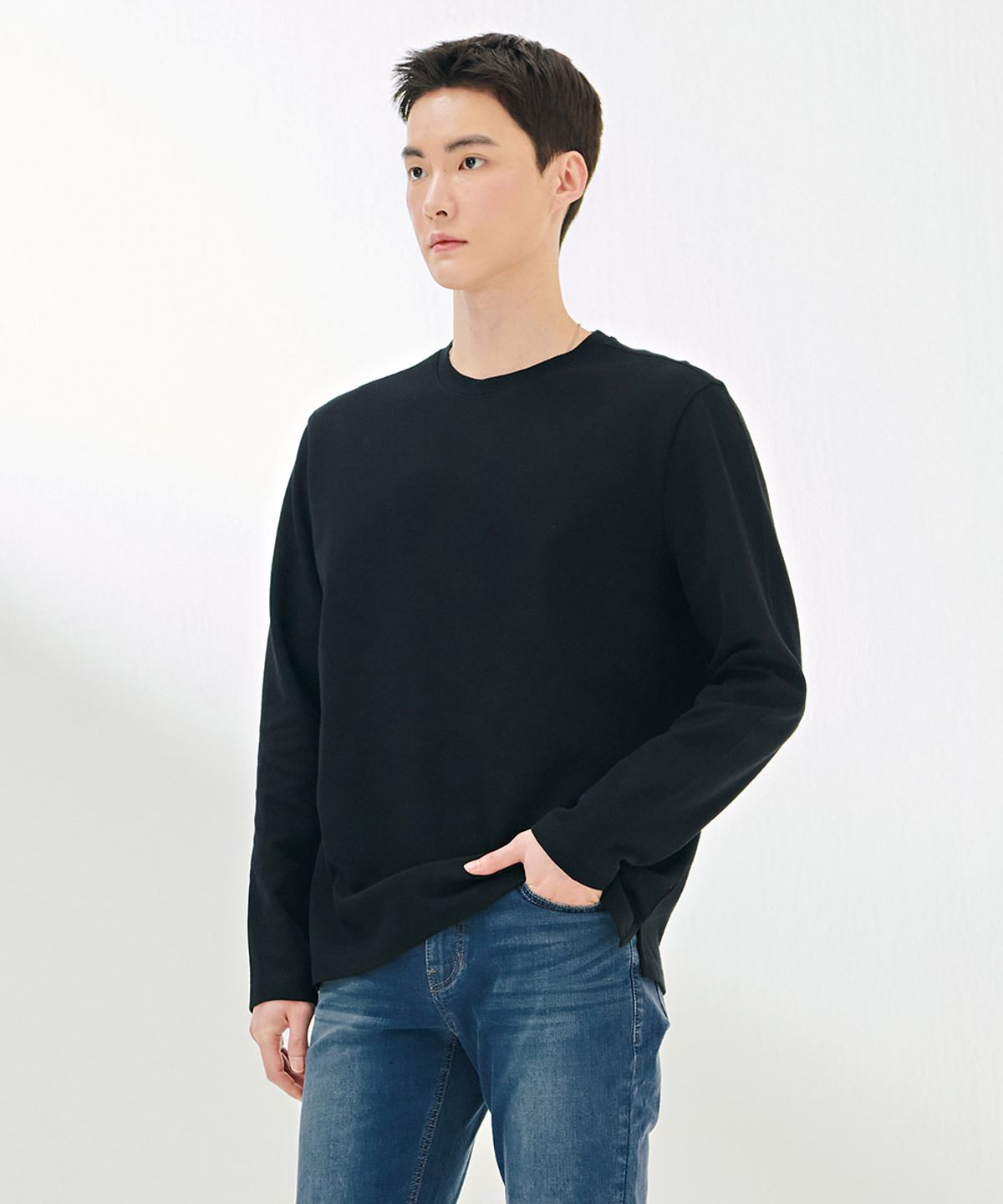 체이스컬트(CHASECULT) 남성 조직 변형 티셔츠-DAZK5102B03