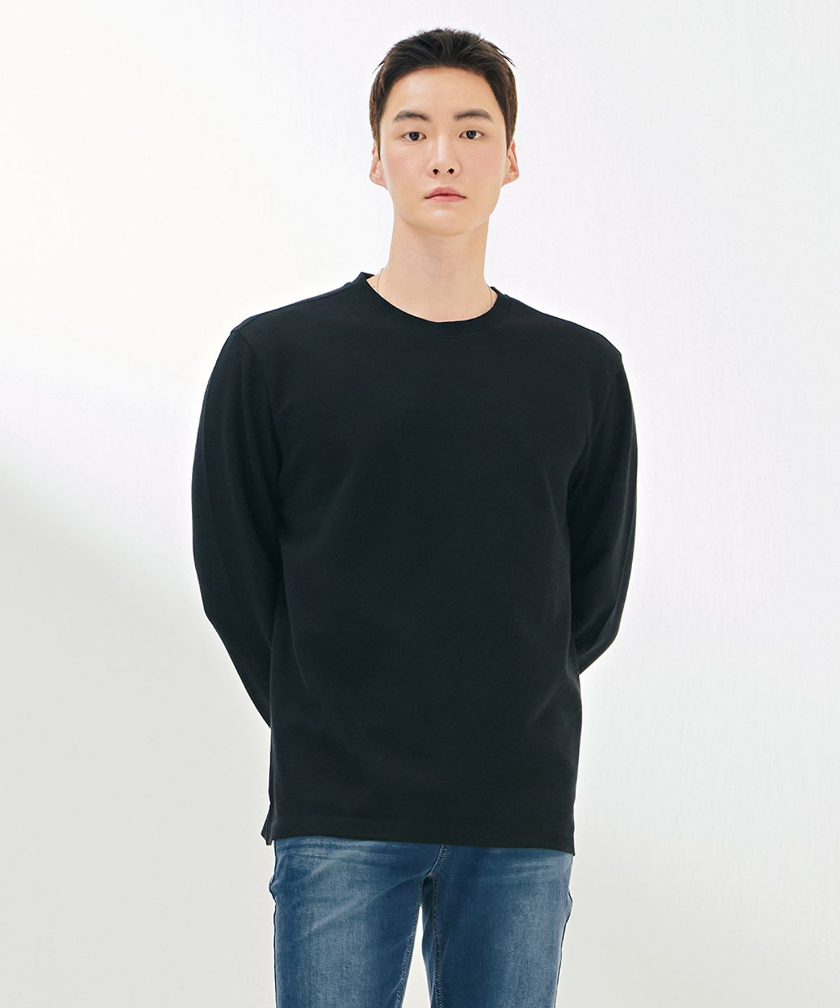 체이스컬트(CHASECULT) 남성 조직 변형 티셔츠-DAZK5102B03