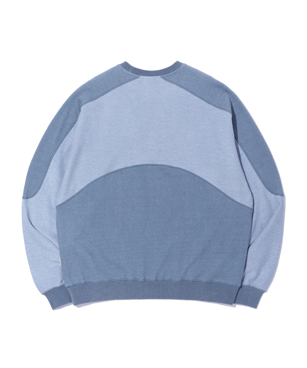 크리틱(CRITIC) INCISION PIGMENT SWEATSHIRTS BLUE