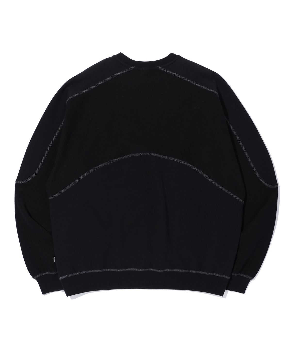 크리틱(CRITIC) INCISION PIGMENT SWEATSHIRTS BLACK