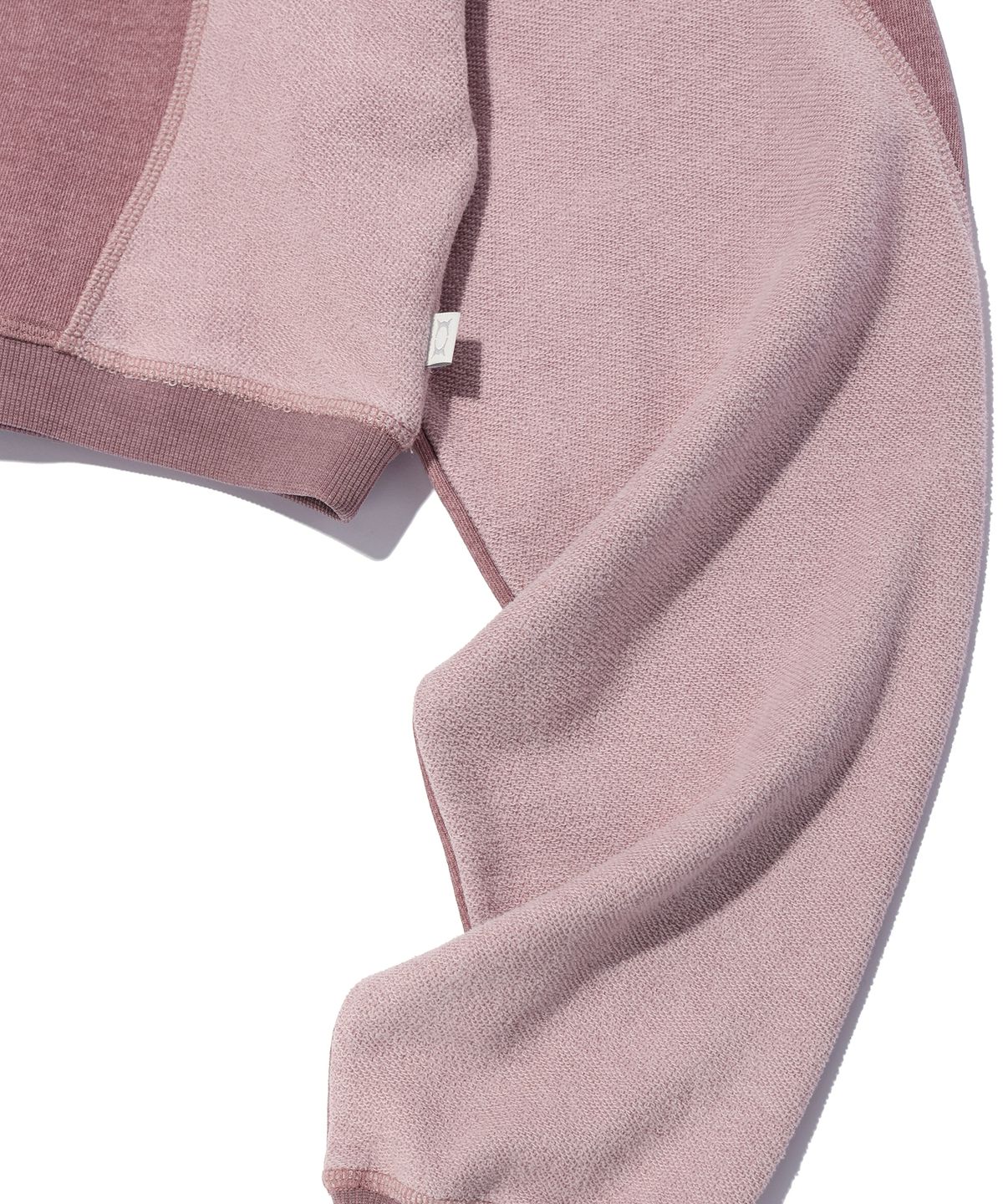 크리틱(CRITIC) CROP INCISION HOODIE PINK