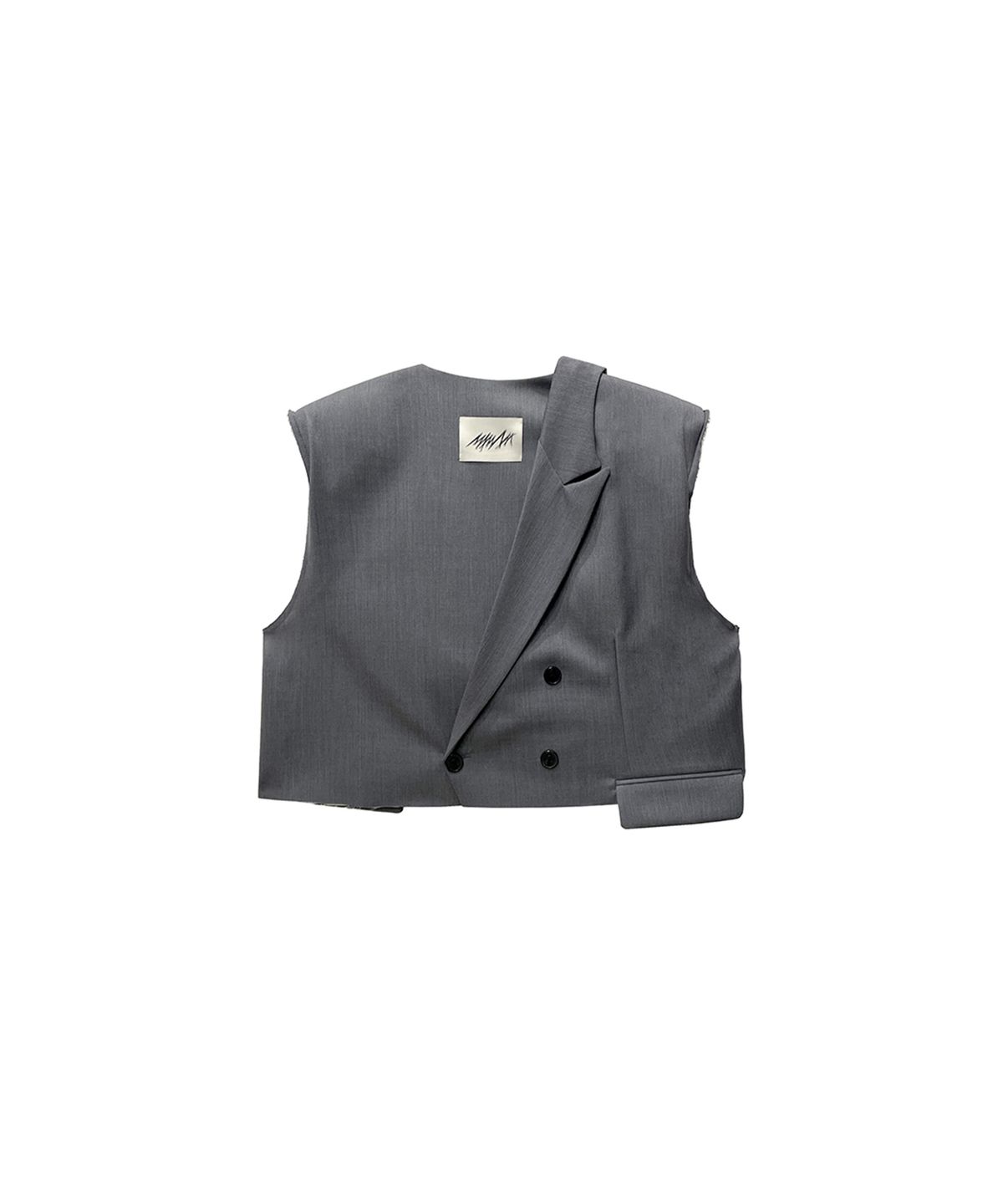 므아므(MMAM) Origami signature cropped vest