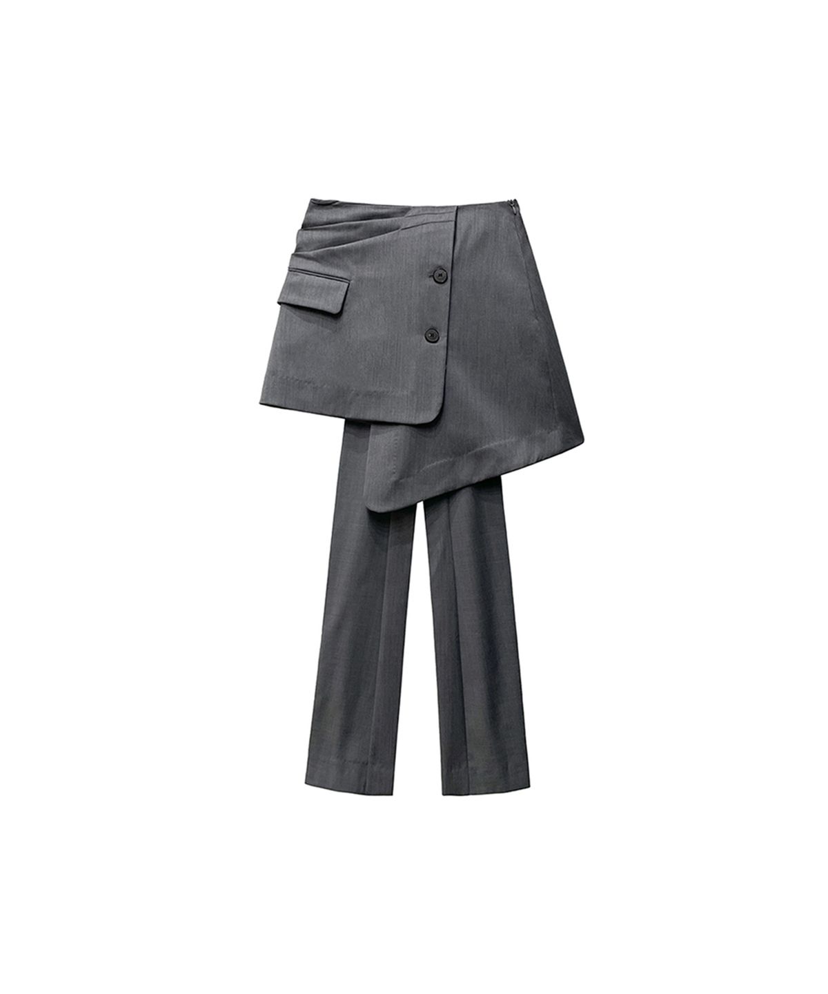 므아므(MMAM) Blazer crop layered cover-up