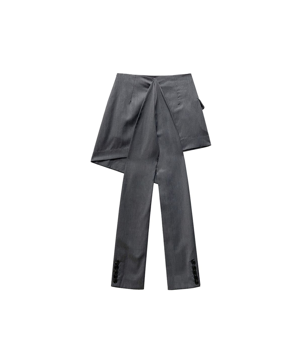 므아므(MMAM) Blazer crop layered cover-up