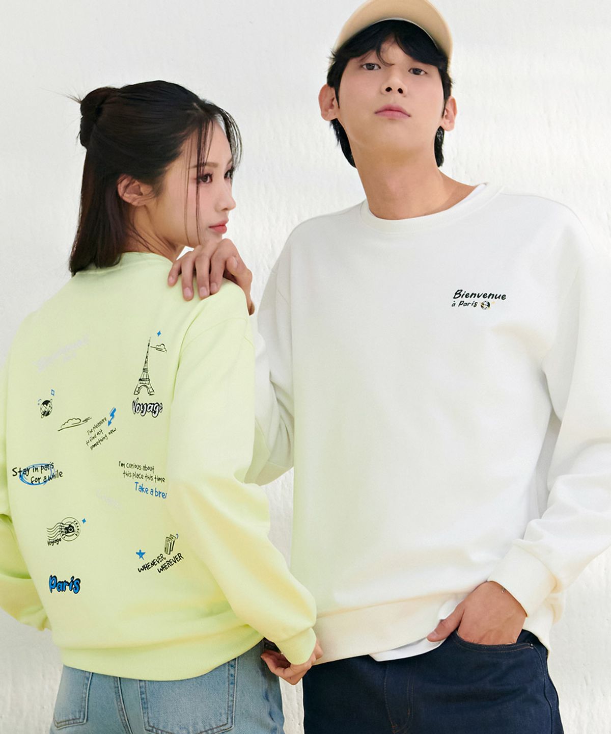 체이스컬트(CHASECULT) 공용 뒷판 아트웍 맨투맨 티셔츠-DARU5114B01