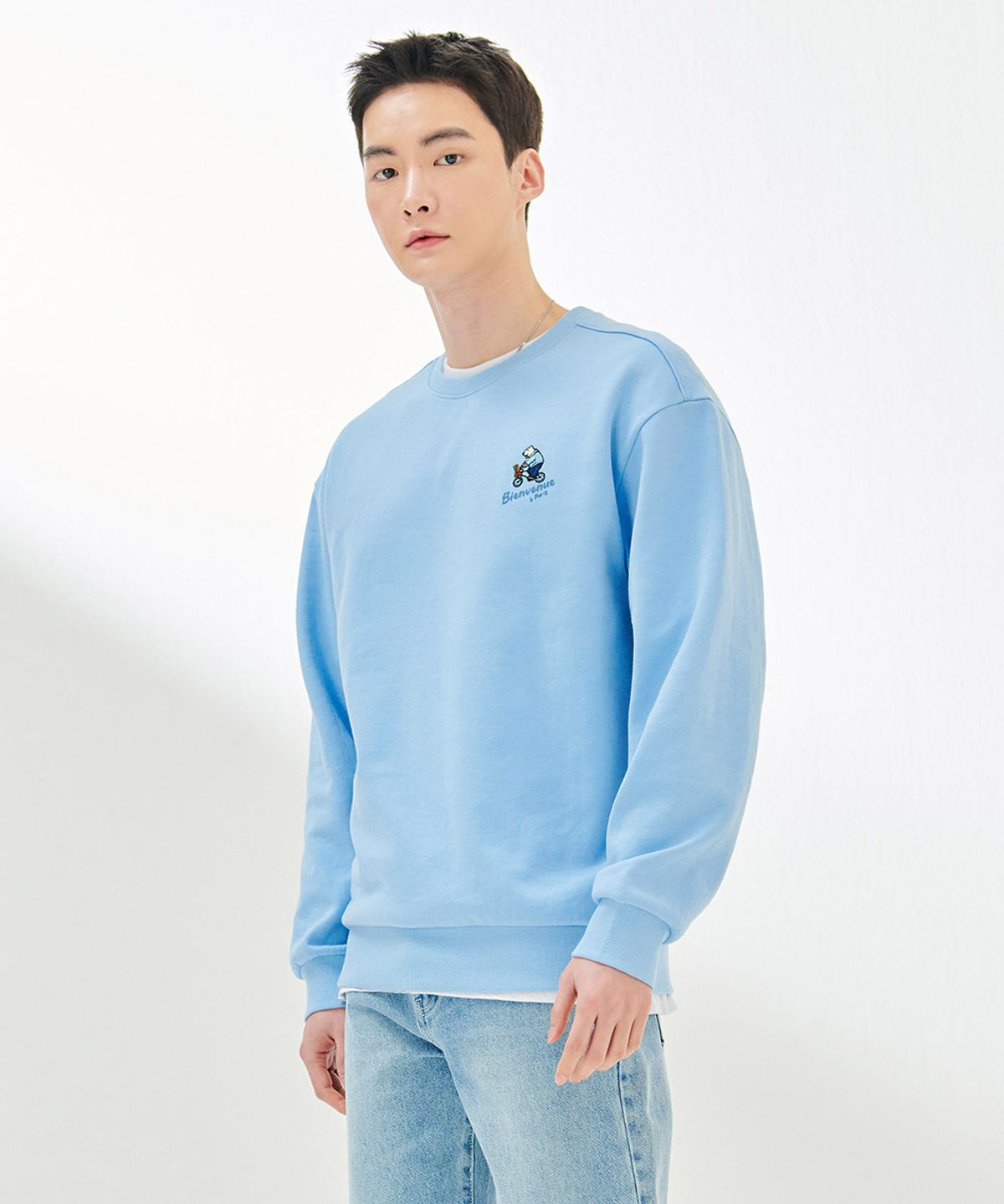체이스컬트(CHASECULT) 공용 캐릭터 맨투맨 티셔츠-DARU5133B0D