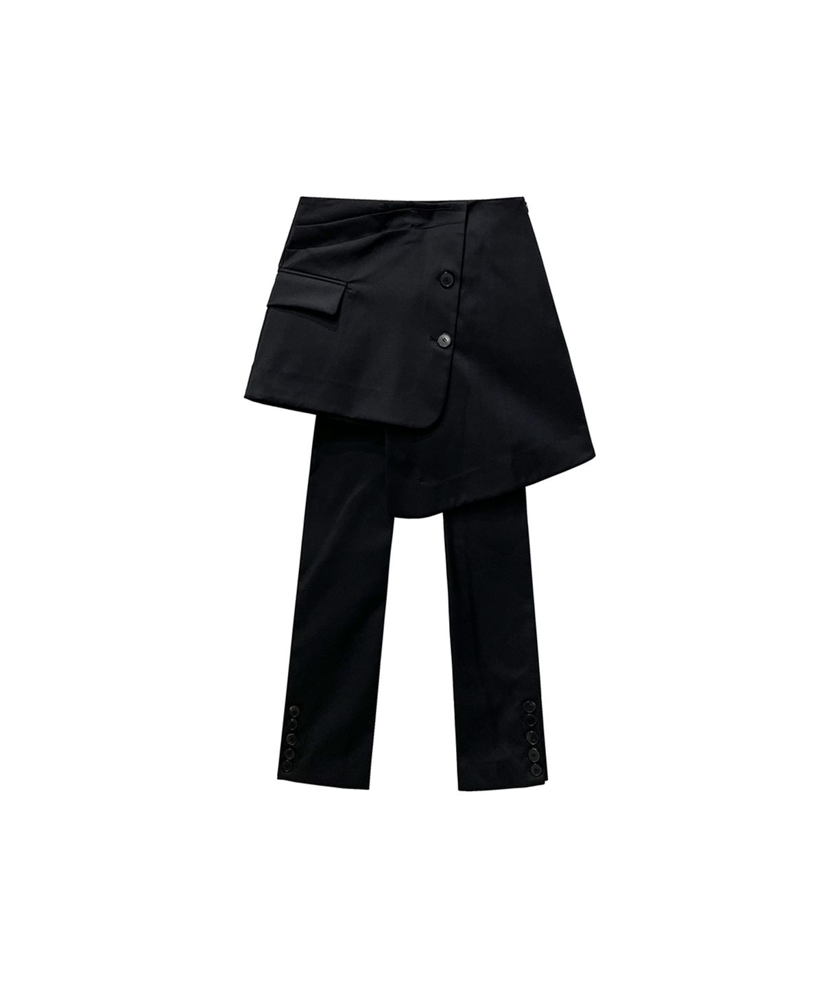 므아므(MMAM) Blazer crop layered cover-up