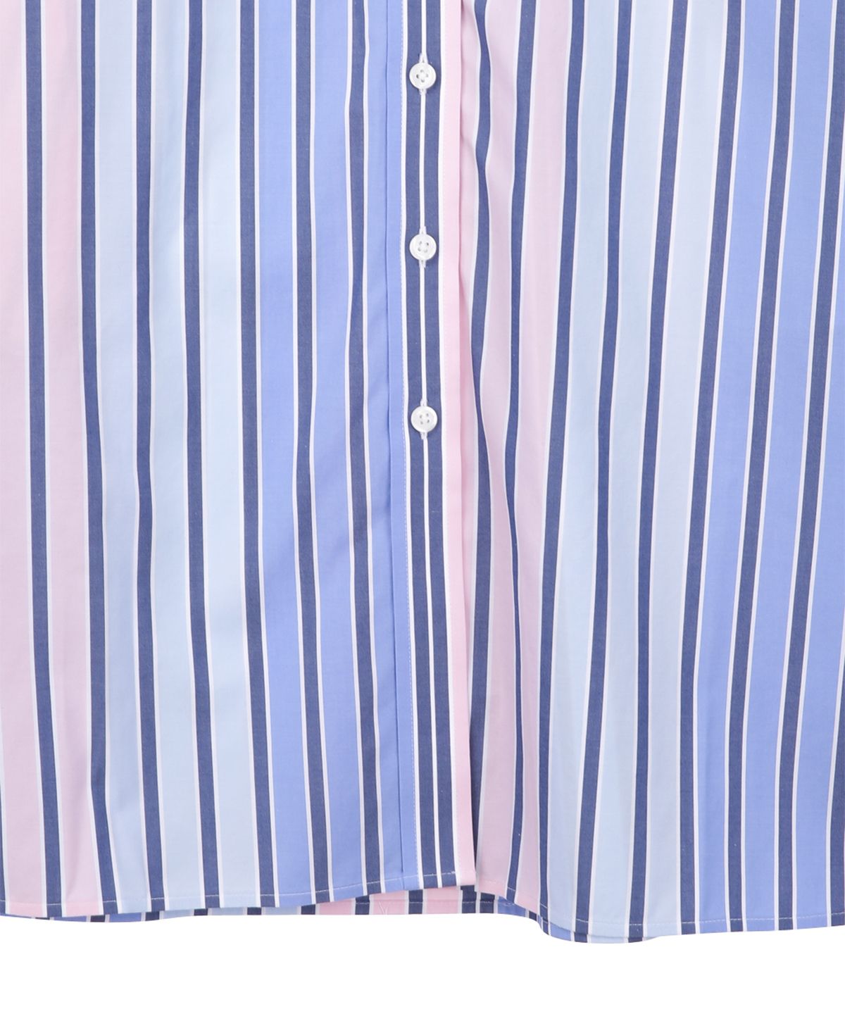 브룩스 브라더스(BROOKS BROTHERS) 코튼 멀티 스트라이프 셔츠 원피스 (멀티) (BBDZWF82277ES)