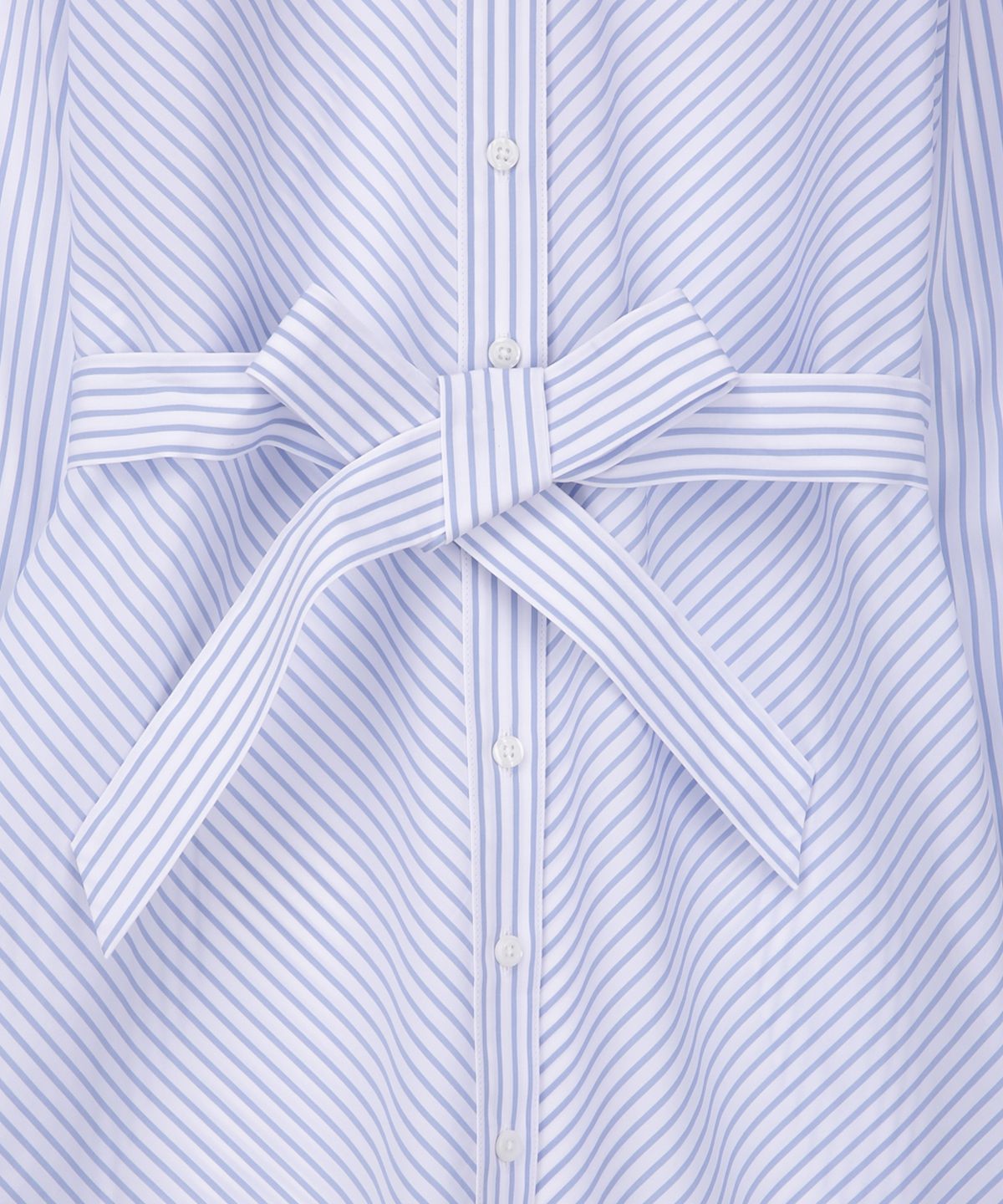 브룩스 브라더스(BROOKS BROTHERS) 코튼 뱅갈 스트라이프 셔츠 원피스 (블루) (BBDZWF8130MES)