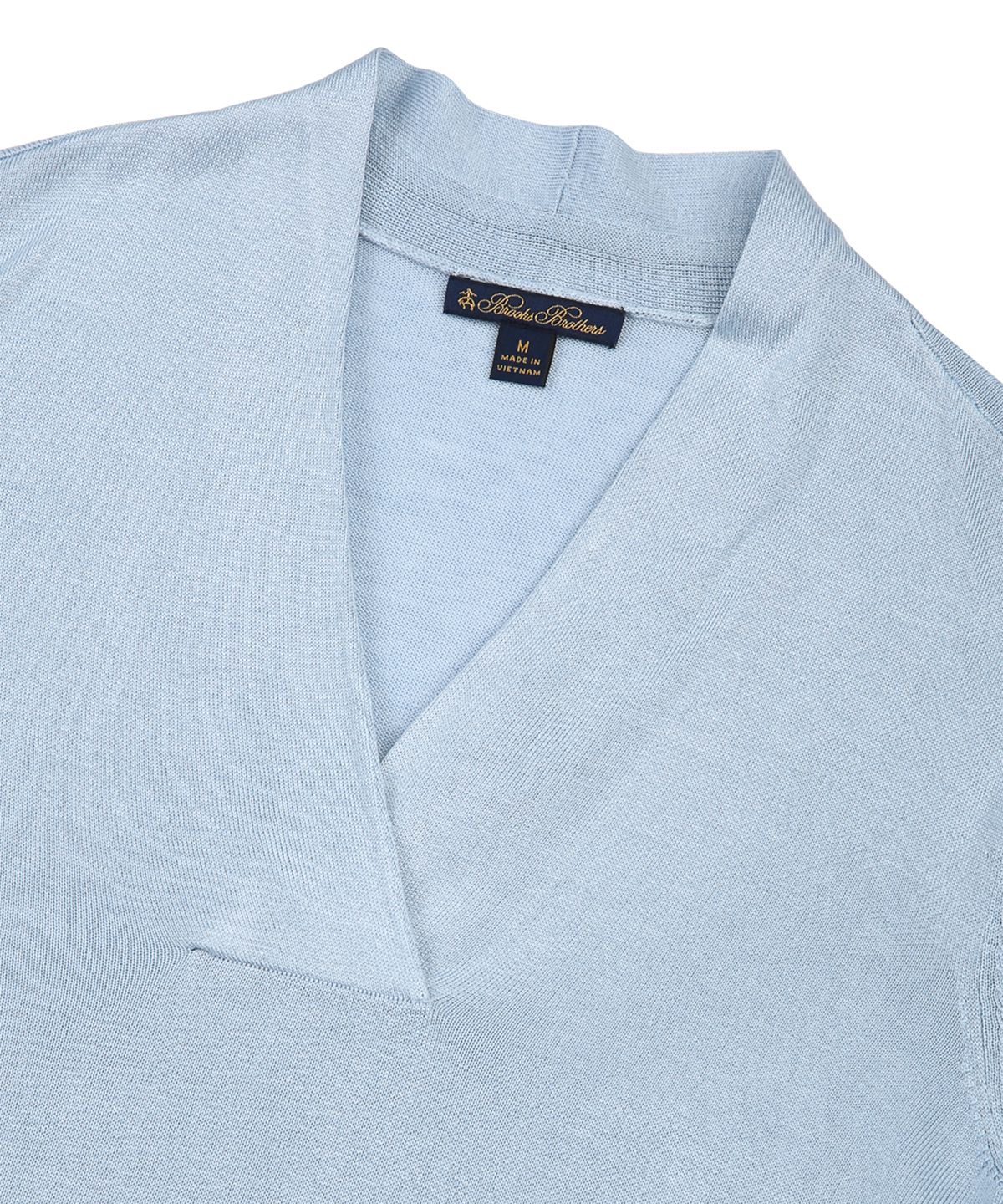 브룩스 브라더스(BROOKS BROTHERS) 실크 블렌드 스웨터 (라이트블루) (BBWNWM7119LES)