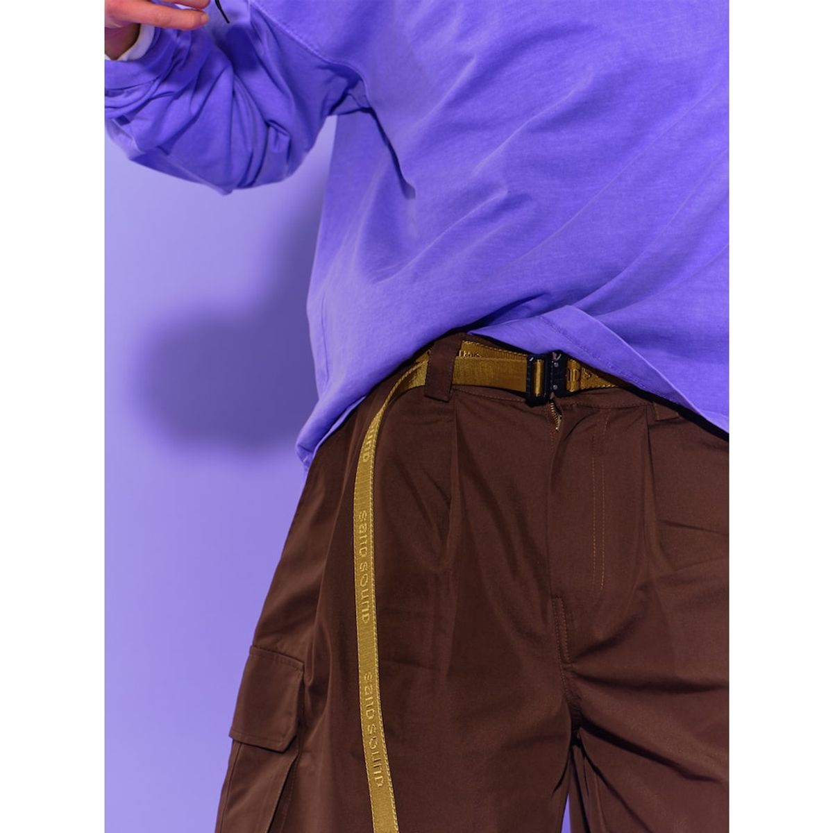 샌드 사운드(SAND SOUND) Utility Jacquard Belt  Khaki