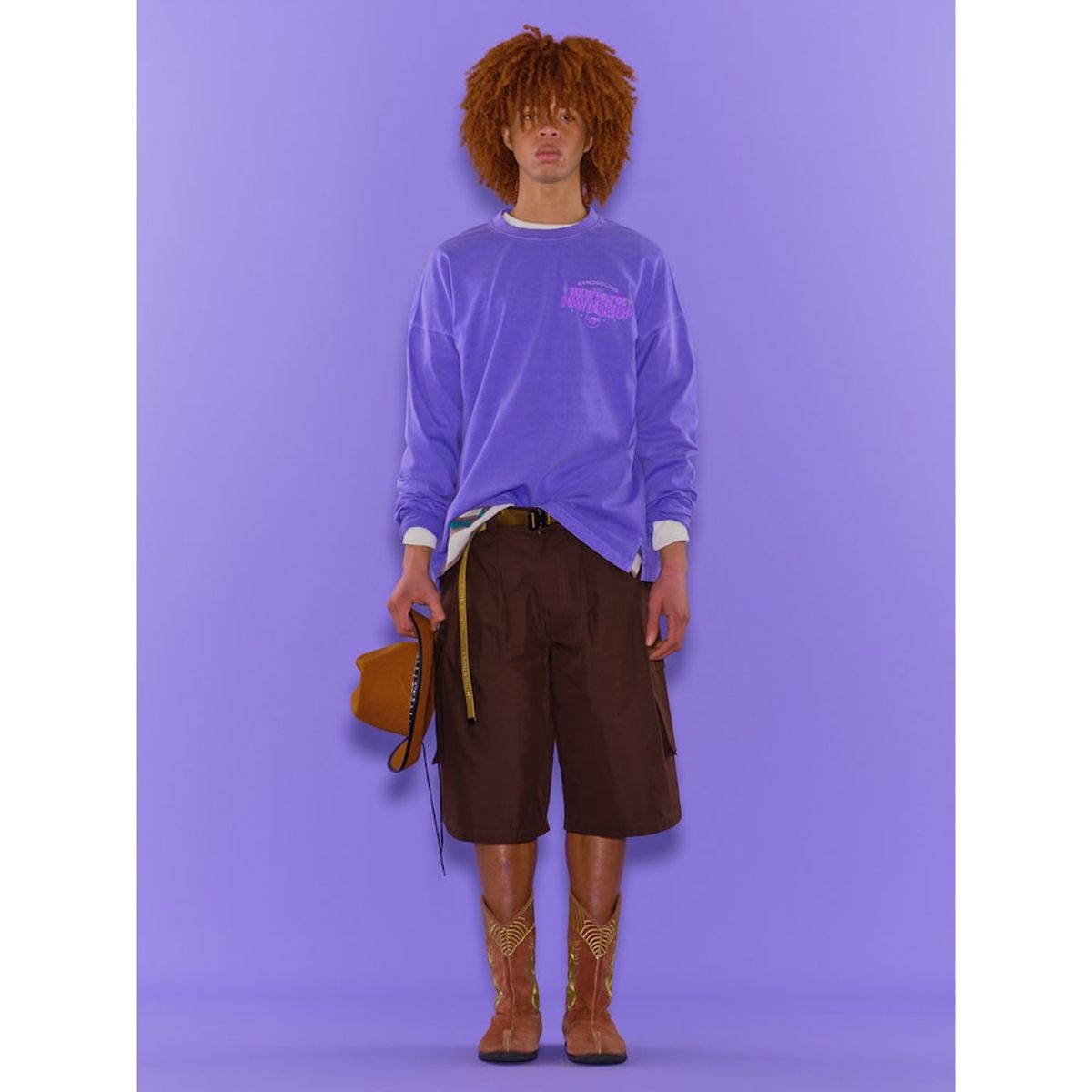 샌드 사운드(SAND SOUND) Utility Jacquard Belt  Khaki