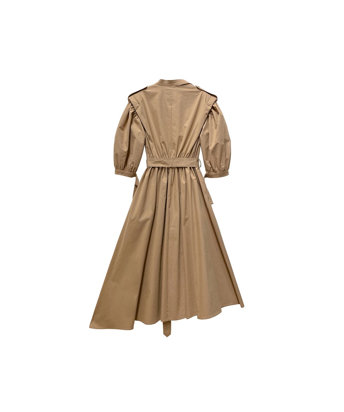 므아므(MMAM) Puff sleeve trench coat dress