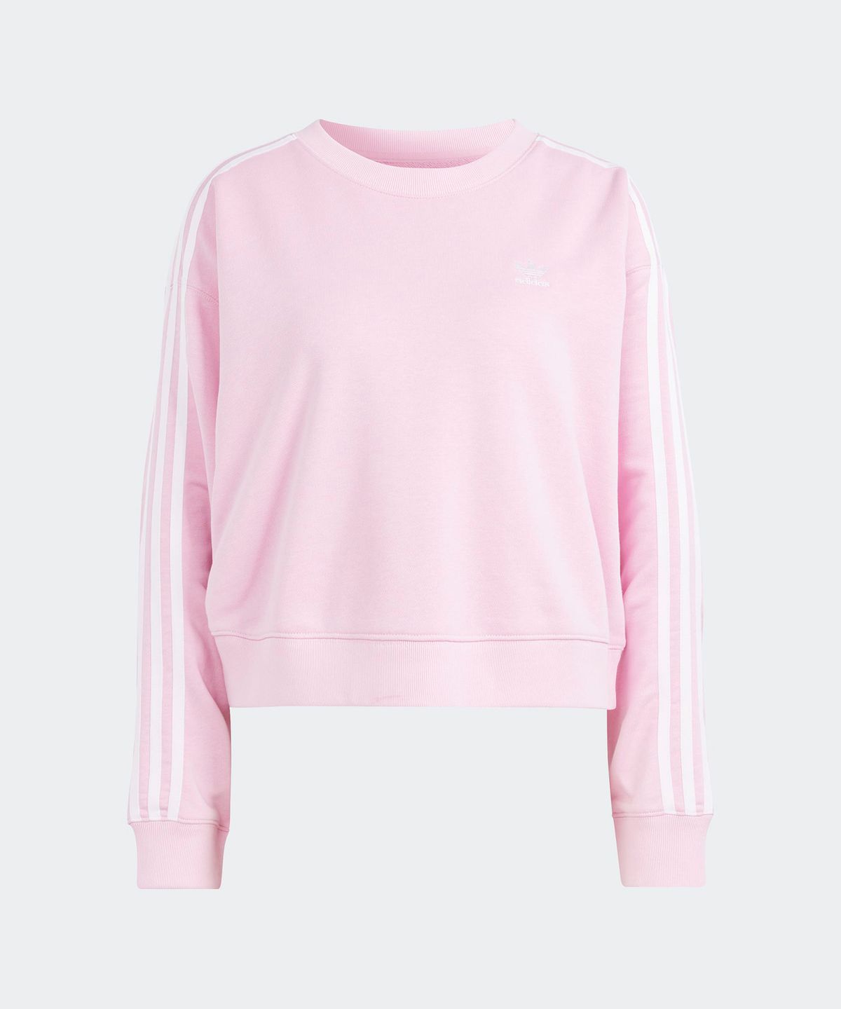 아디다스(ADIDAS) 3S 크루 스웨트셔츠 - 핑크 / IR5525