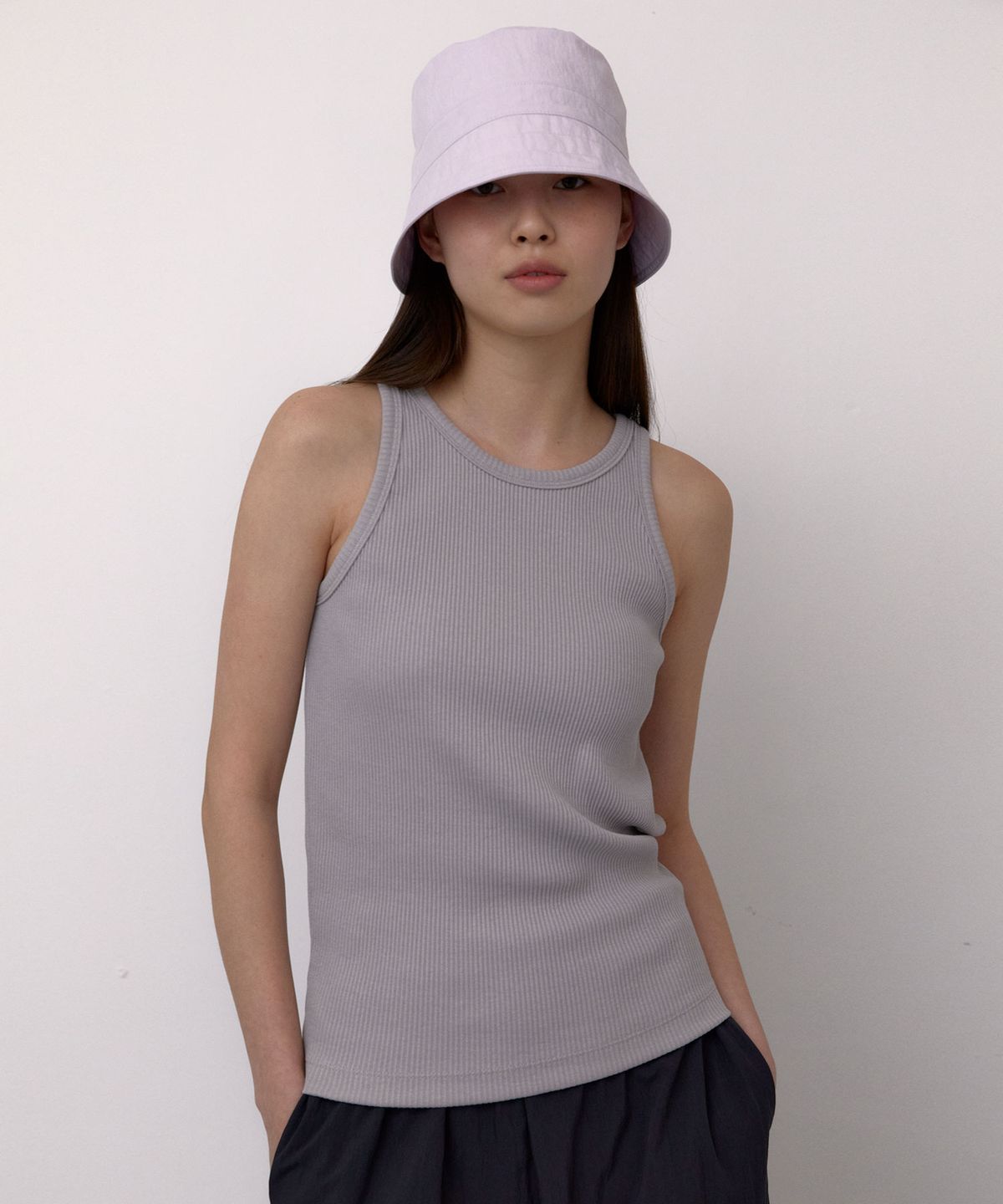 38컴온커먼(38COMEONCOMMON) Cotton Bucket Hat (Lavender)