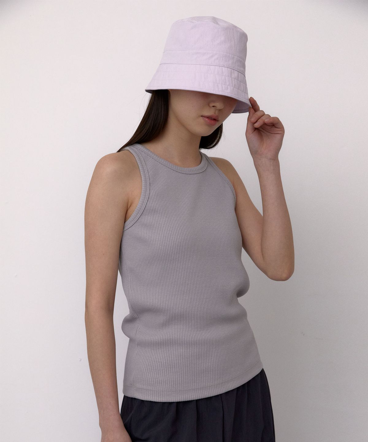 38컴온커먼(38COMEONCOMMON) Cotton Bucket Hat (Lavender)