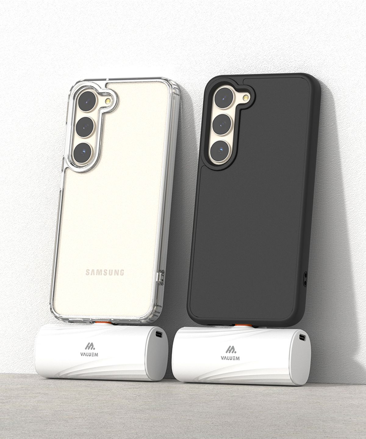 밸류엠(VALUEM) PD 20W 고속 아이폰 8핀 C타입 일체형 미니 도킹형 거치 보조배터리 5000mAh D1