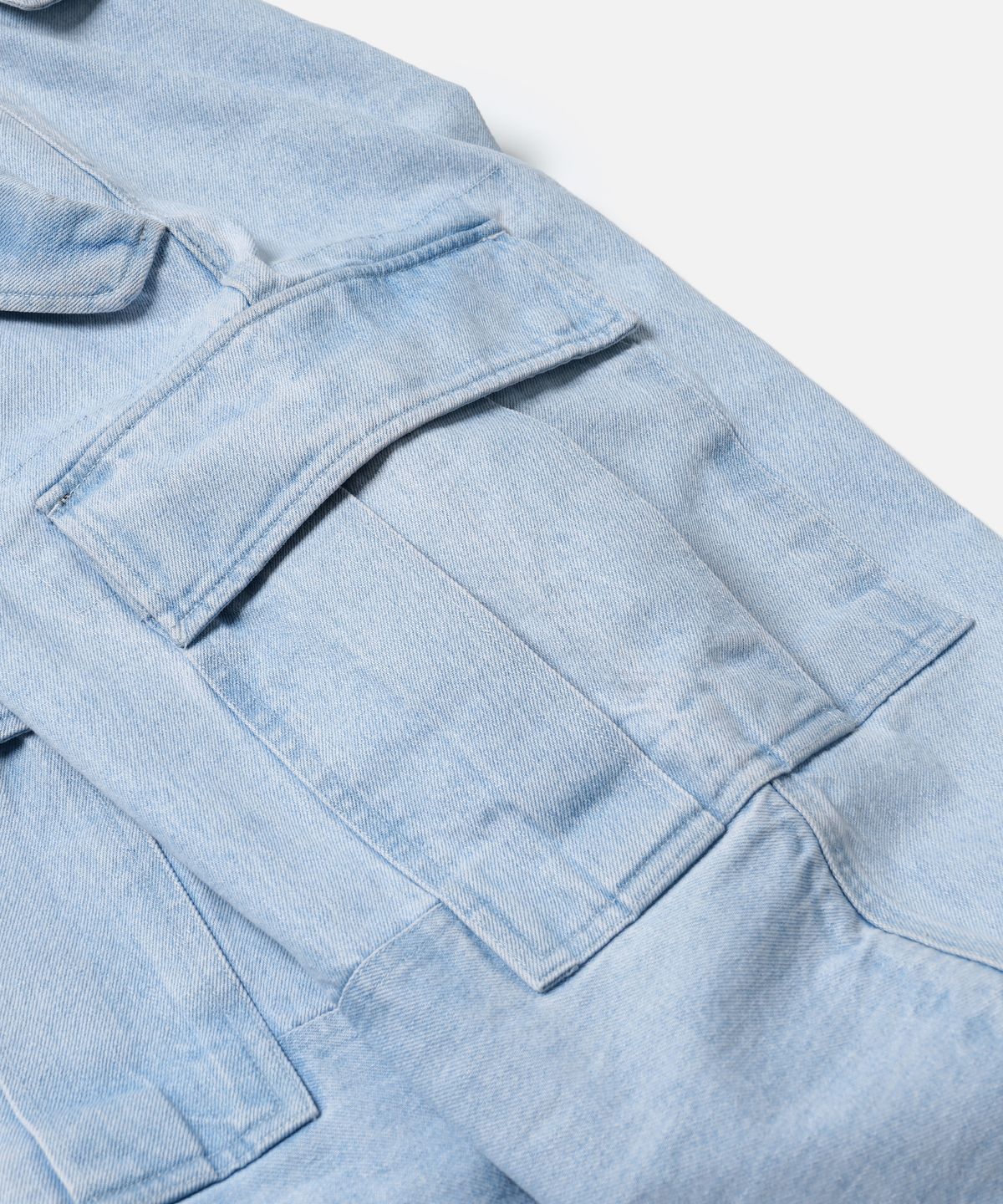 프리즘웍스(FRIZMWORKS) DENIM M65 FIELD PANTS _ LIGHT BLUE