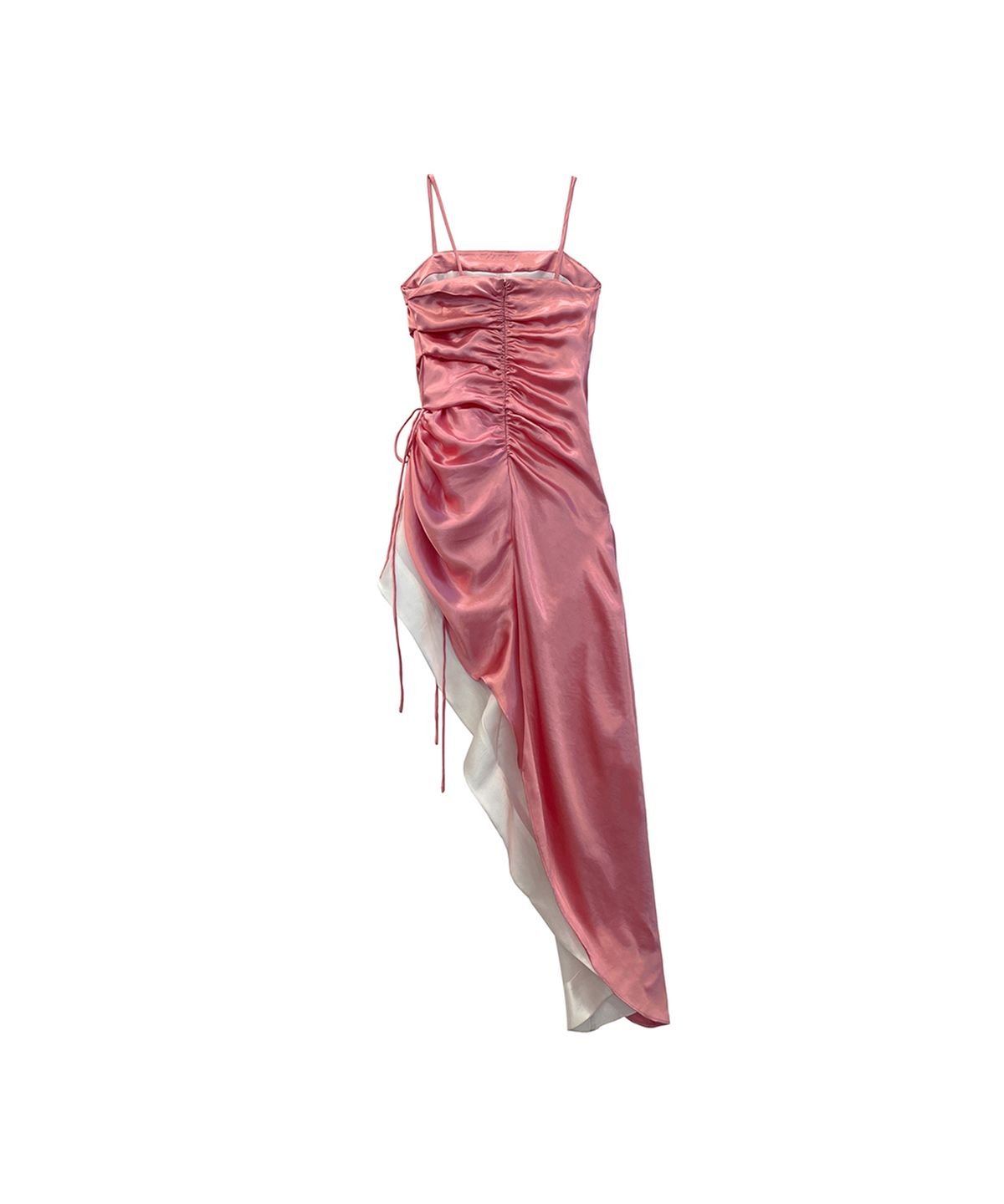 므아므(MMAM) One-side shirring sleeveless dress