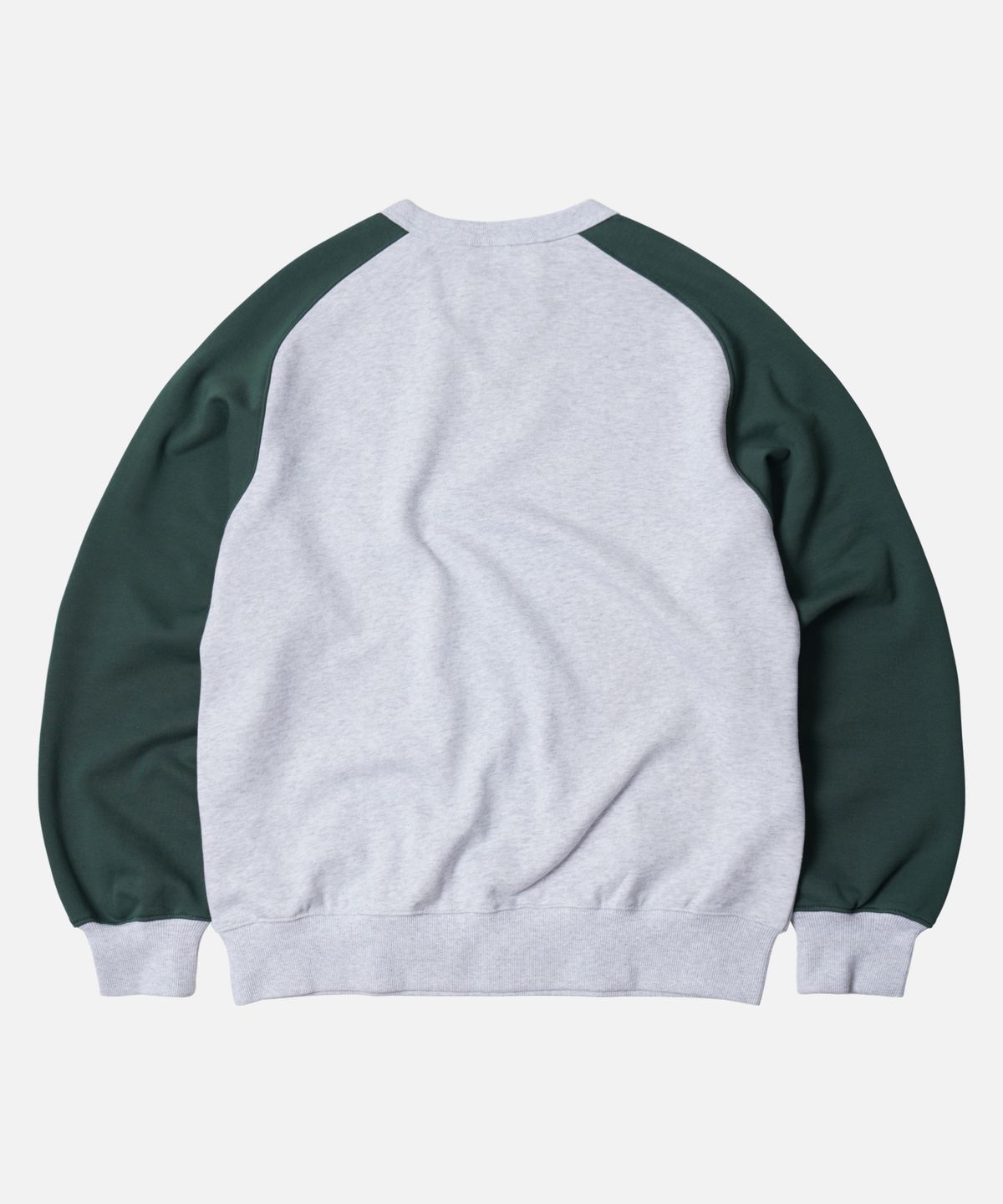 프리즘웍스(FRIZMWORKS) ROUNDED RAGLAN SWEATSHIRT _ FOREST GREEN