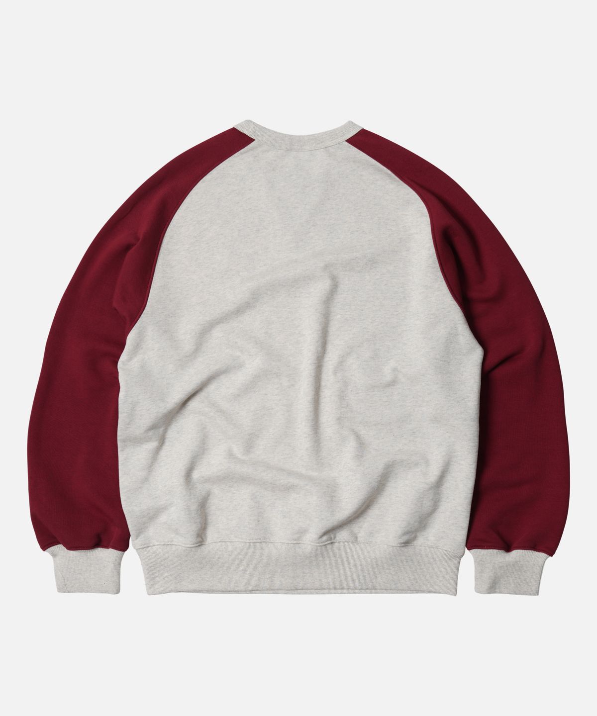 프리즘웍스(FRIZMWORKS) ROUNDED RAGLAN SWEATSHIRT _ BURGUNDY