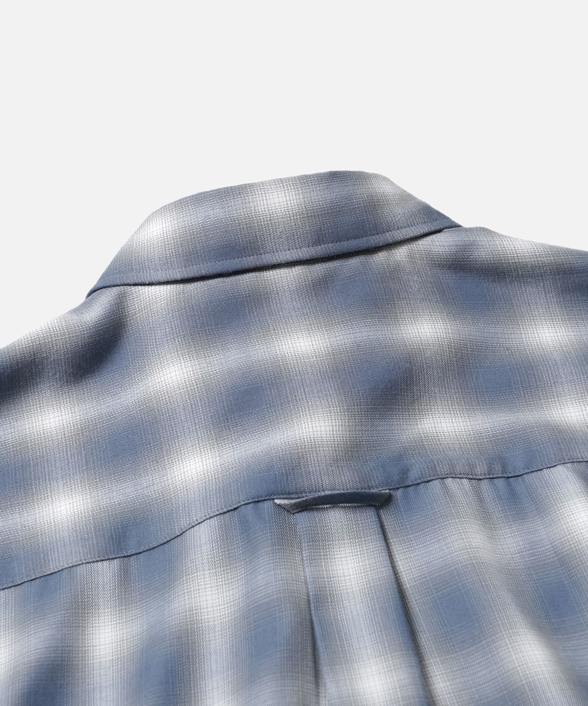프리즘웍스(FRIZMWORKS) OMBRE CHECK RELAXED SHIRT _ BLUE