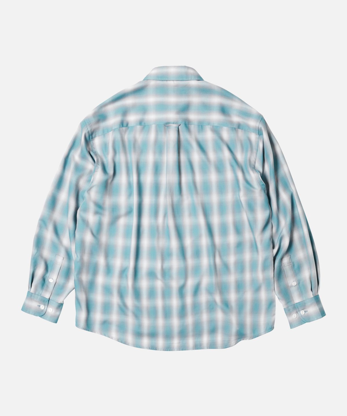 프리즘웍스(FRIZMWORKS) OMBRE CHECK RELAXED SHIRT _ MINT