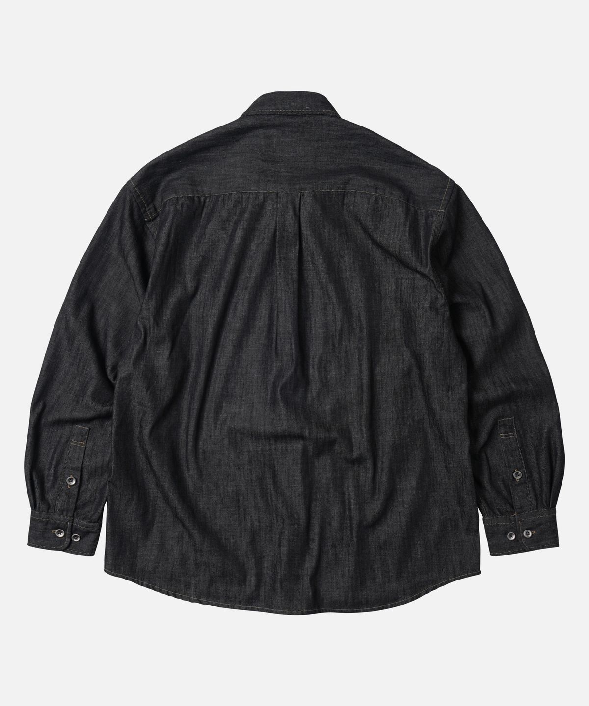 프리즘웍스(FRIZMWORKS) DENIM CARPENTER POCKET WORK SHIRT _ BLACK