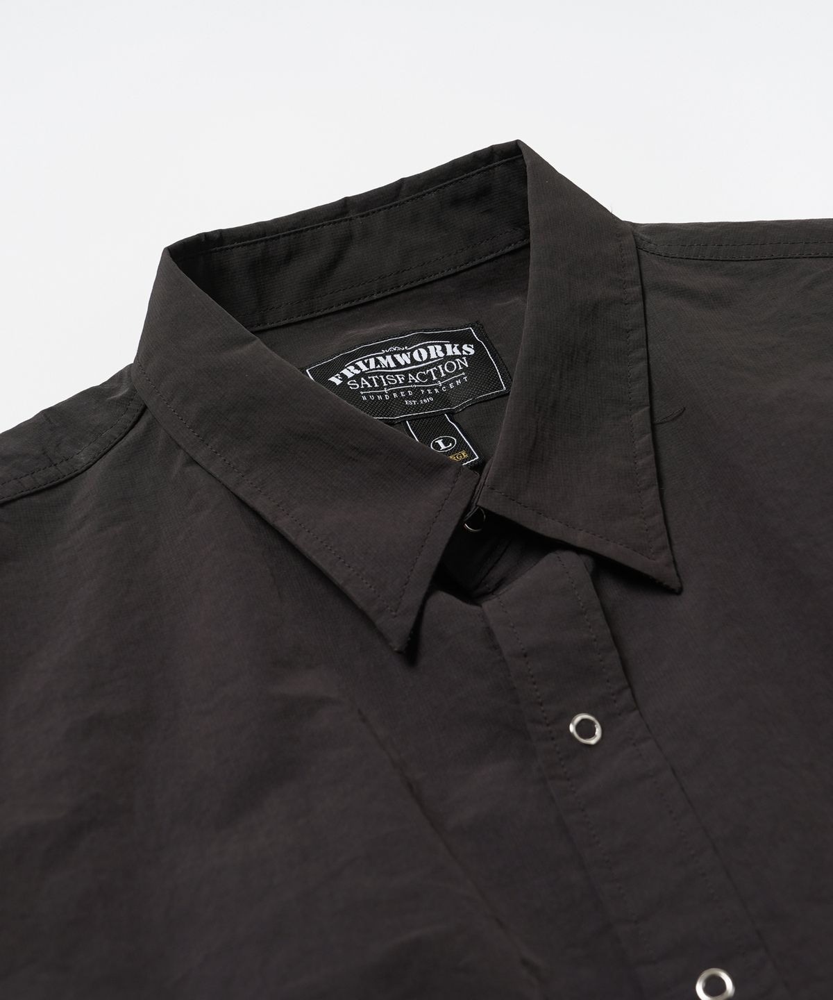 프리즘웍스(FRIZMWORKS) 3PK NYLON RIPSTOP SHIRT JACKET _ CHARCOAL