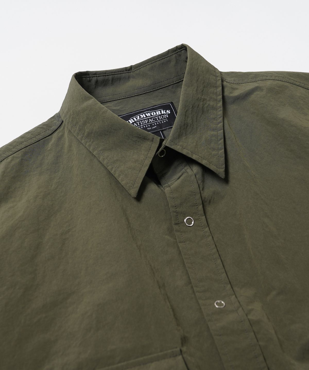 프리즘웍스(FRIZMWORKS) 3PK NYLON RIPSTOP SHIRT JACKET _ OLIVE