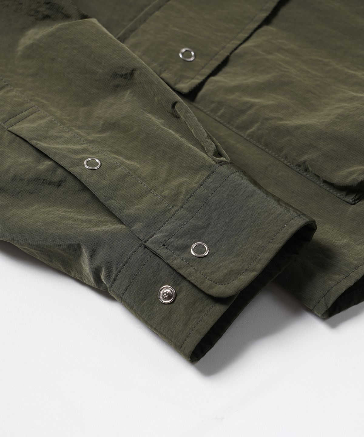 프리즘웍스(FRIZMWORKS) 3PK NYLON RIPSTOP SHIRT JACKET _ OLIVE